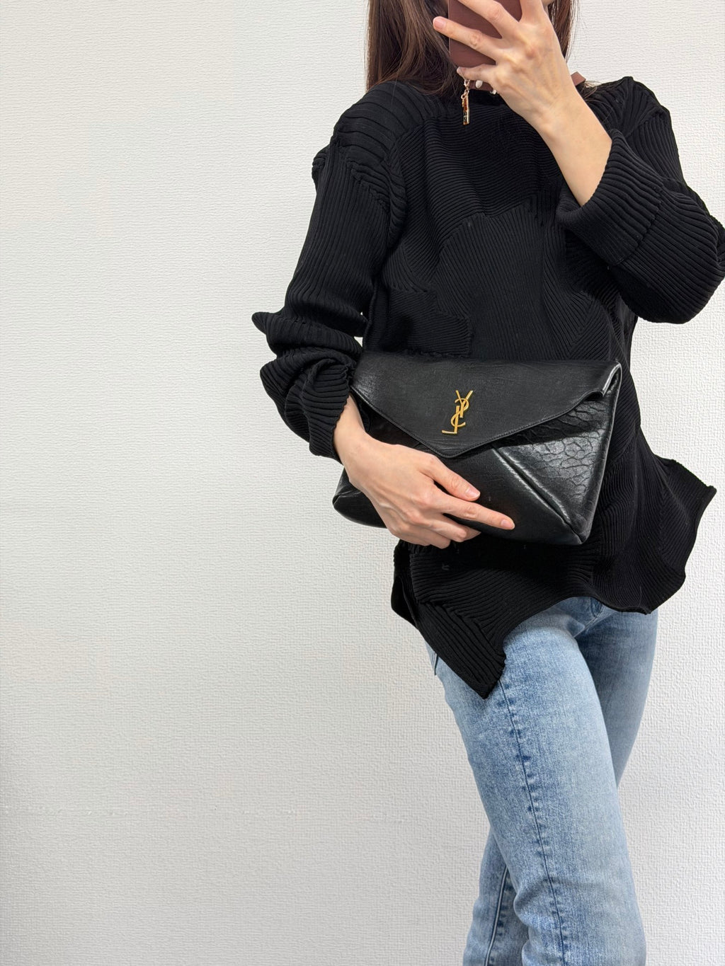YSL Cassandre Envelope Bag, clutch bag