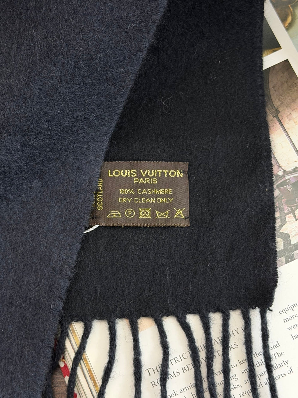 LOUIS VUITTON Cashmere Scarf