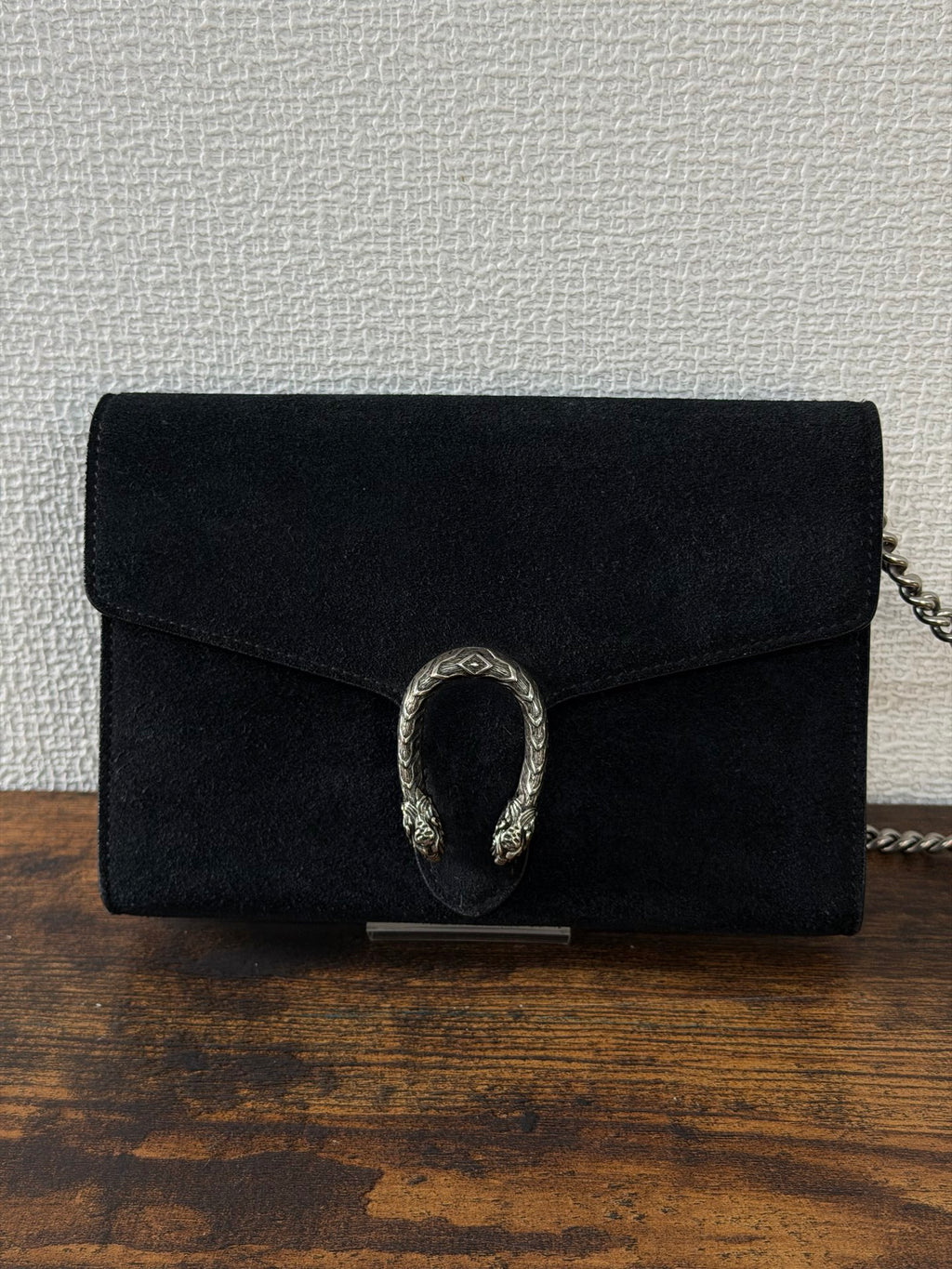 GUCCI  Dionysus Suede WOC chainbag