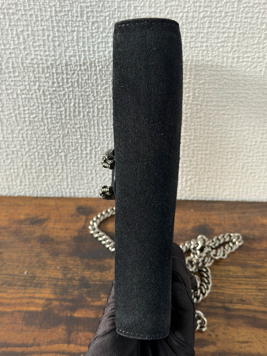 GUCCI  Dionysus Suede WOC chainbag
