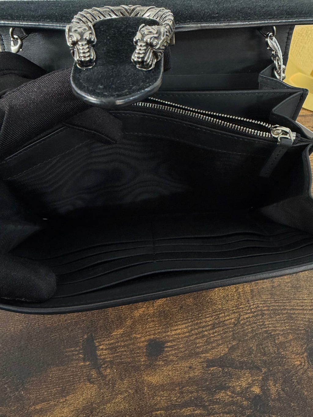 GUCCI  Dionysus Suede WOC chainbag