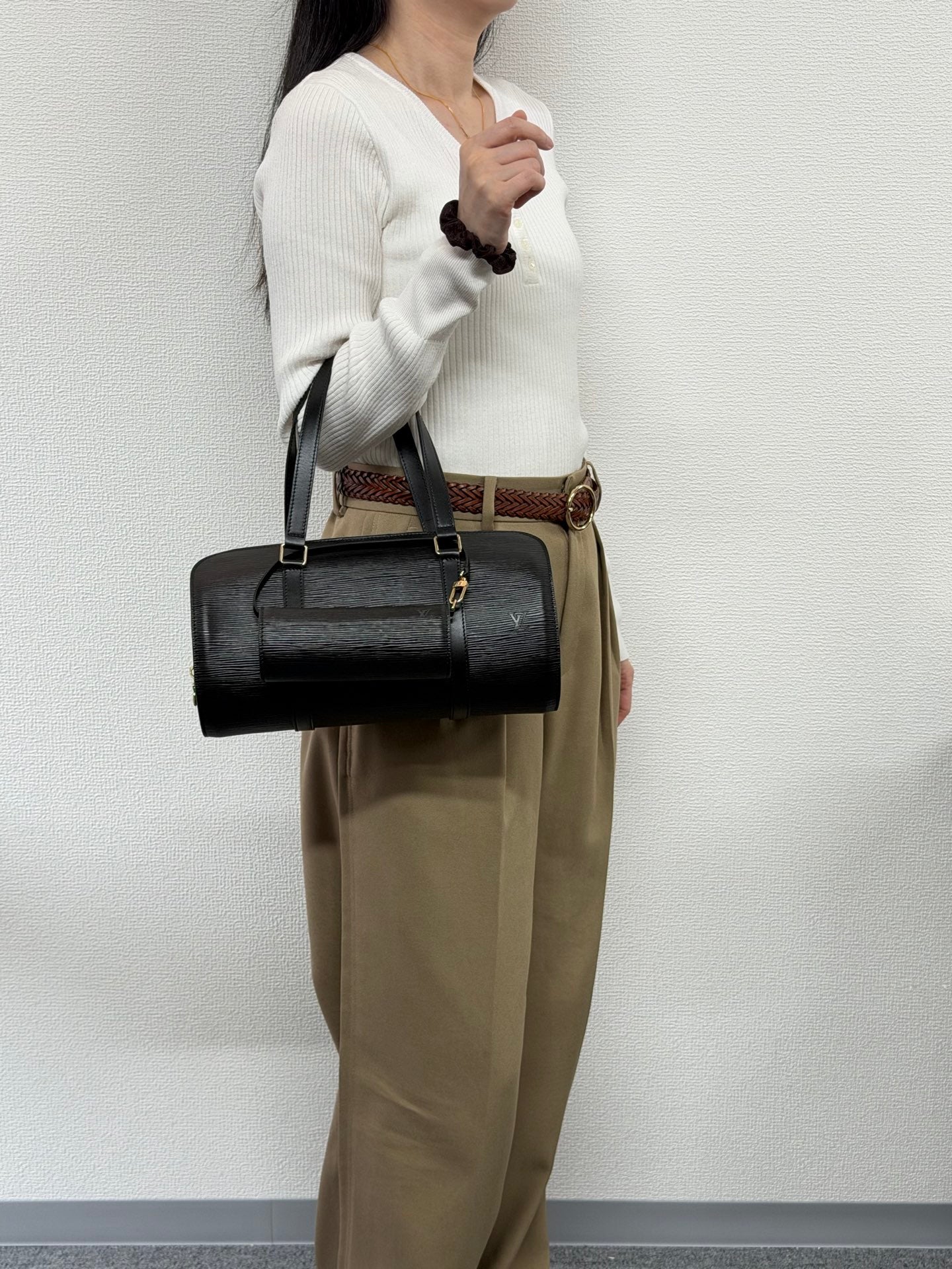 LOUIS VUITTON Epi Collection Papillion Hnadbag Set