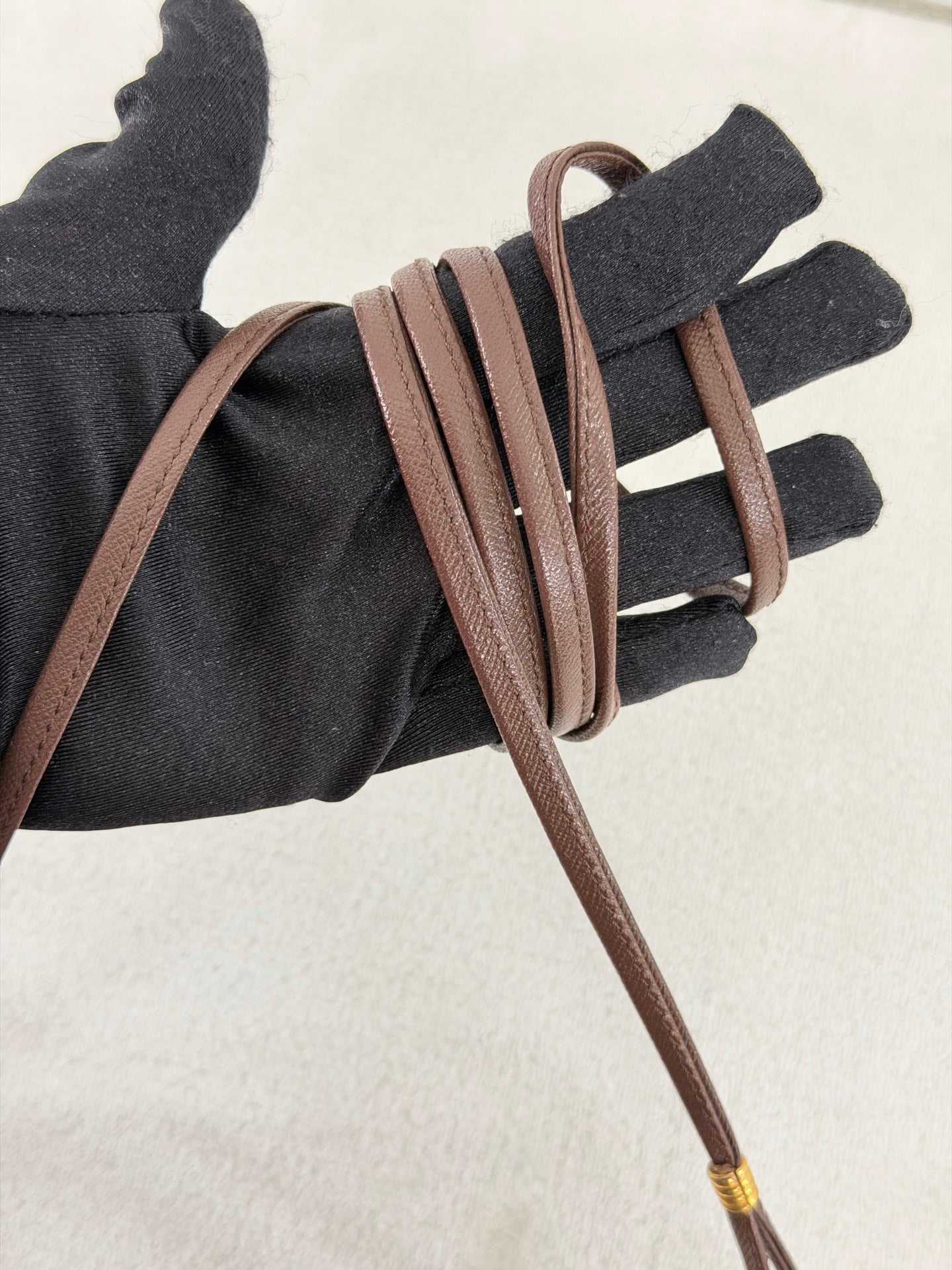 BURBERRY Check pattern Genuine Shoulderbag