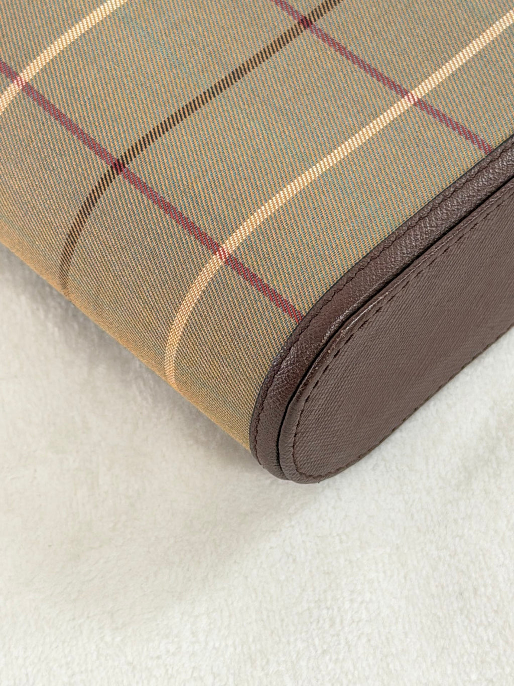 BURBERRY Check pattern Genuine Shoulderbag