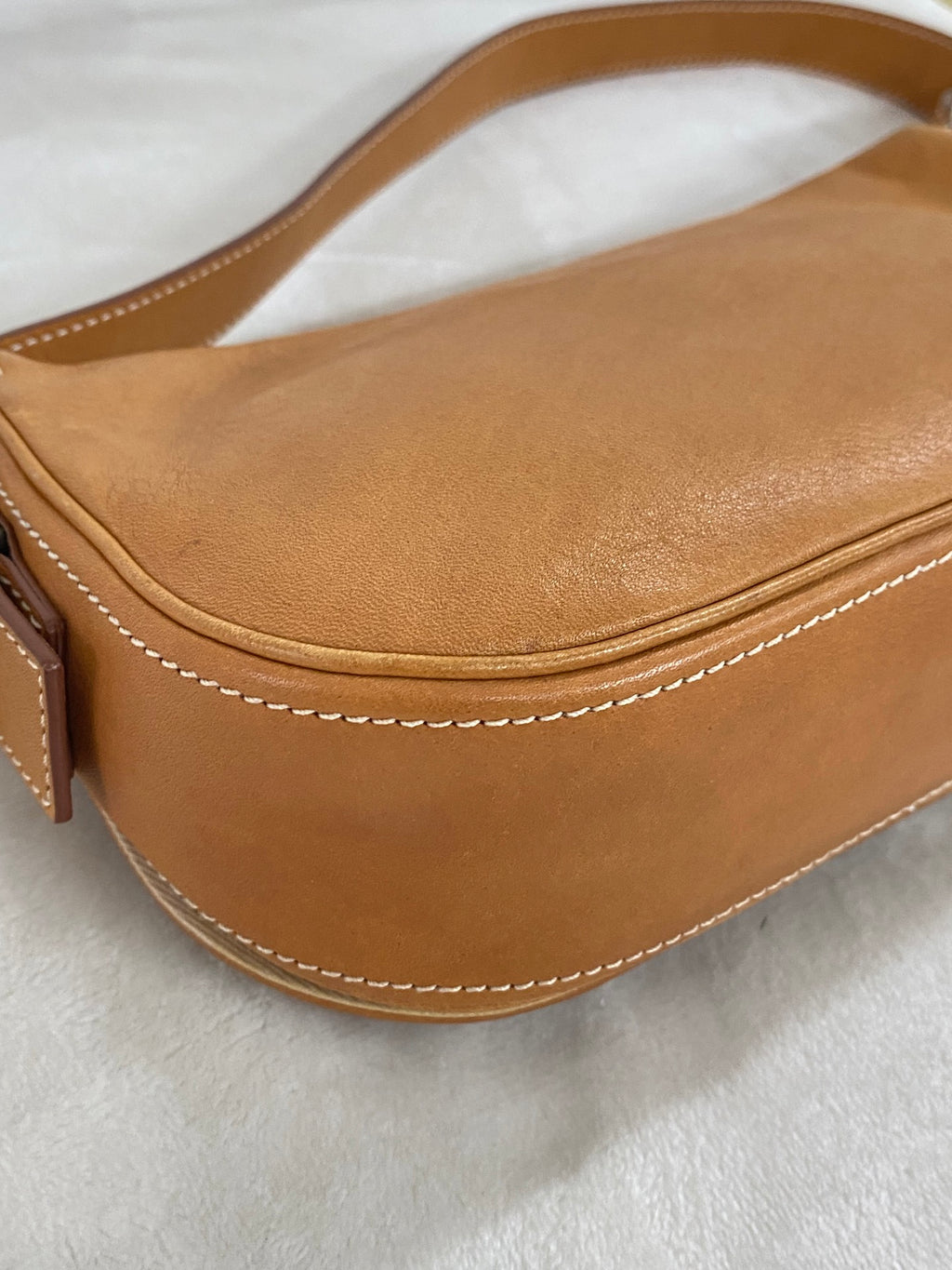 CELINE Leather Flower Hobo bag