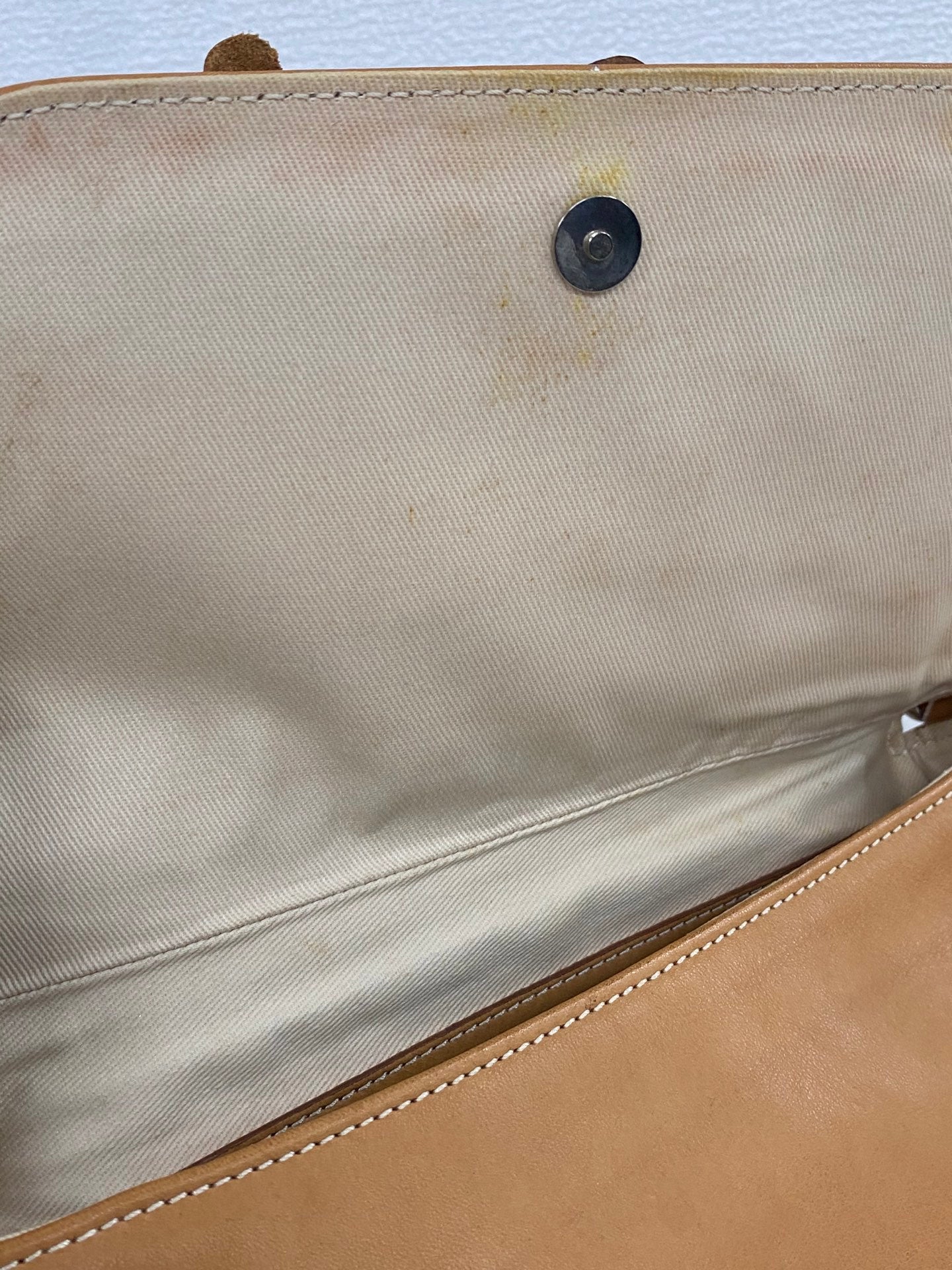 CELINE Leather Flower Hobo bag