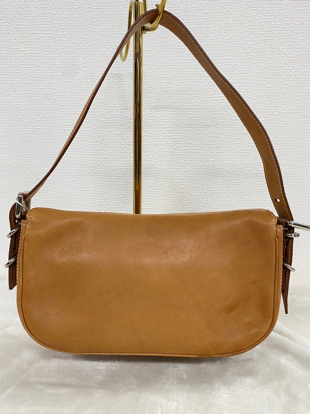 CELINE Leather Flower Hobo bag
