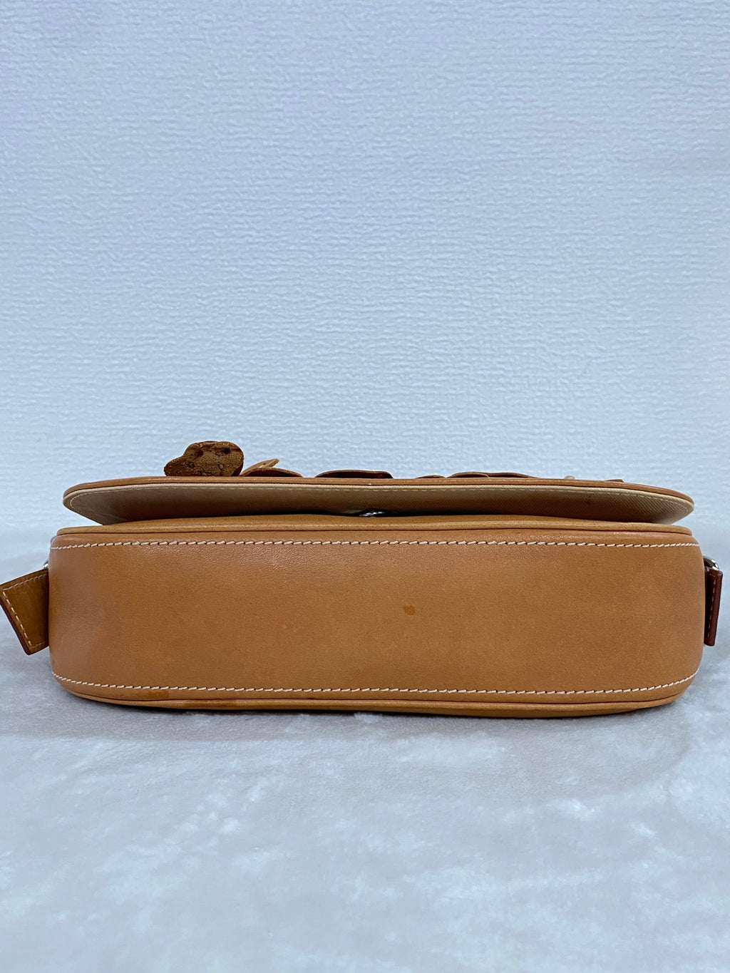 CELINE Leather Flower Hobo bag