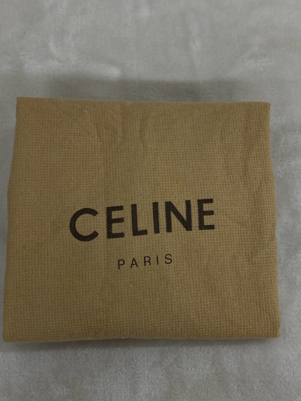 CELINE Macadam Halfmoon Handbag