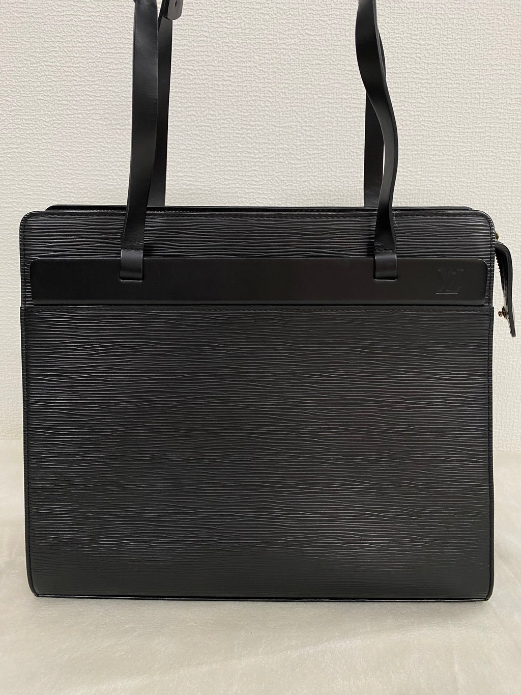 Louis Vuitton Black Genuine Leather Epi Croisette PM Shoulder Bag