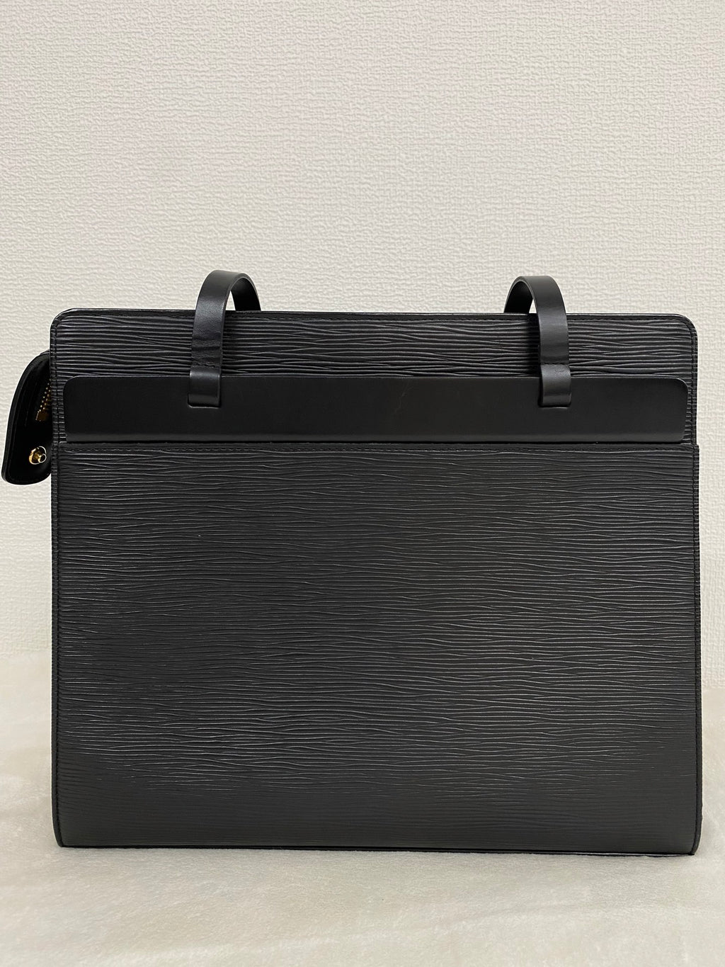 Louis Vuitton Black Genuine Leather Epi Croisette PM Shoulder Bag