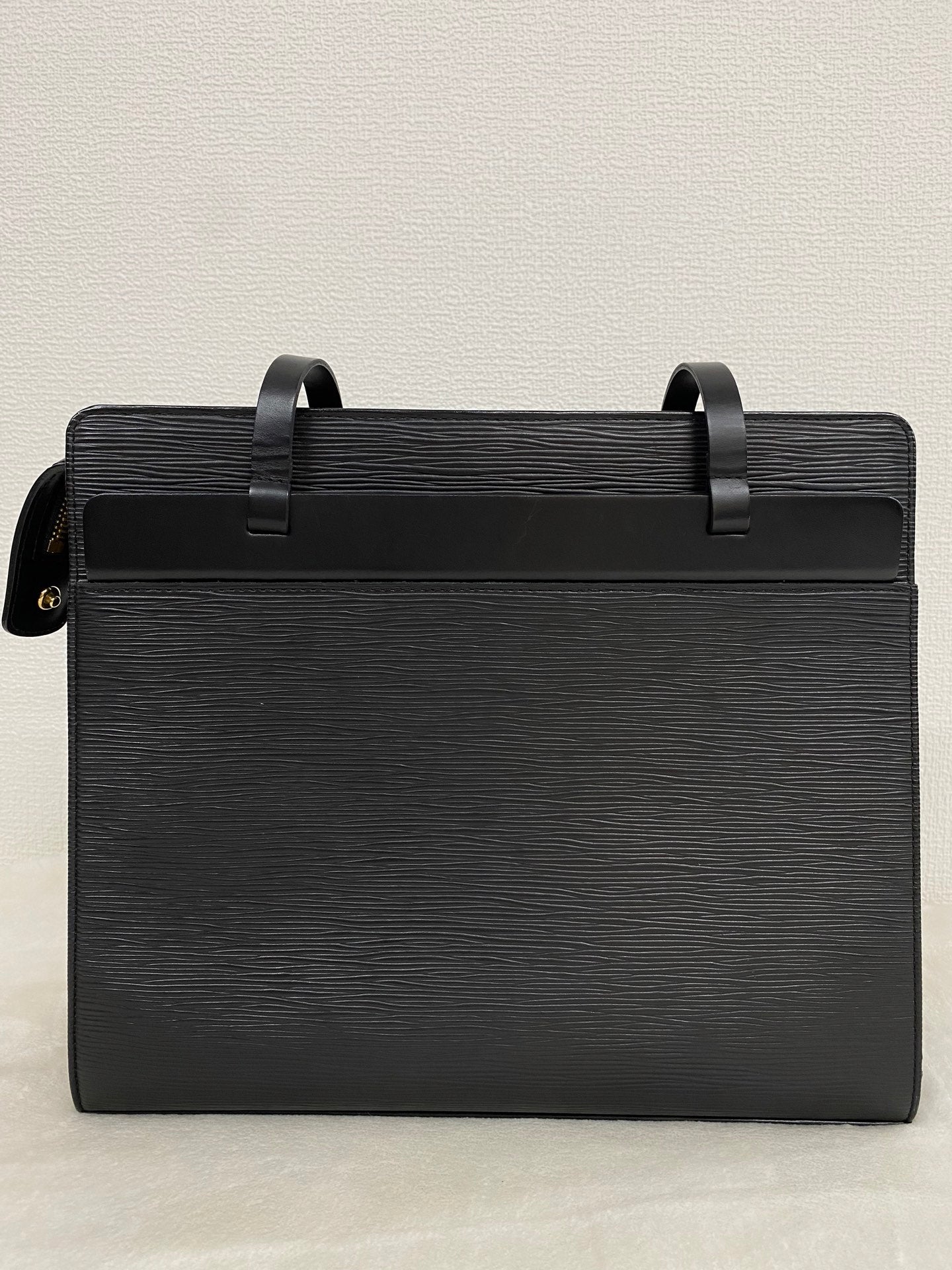 Louis Vuitton Black Genuine Leather Epi Croisette PM Shoulder Bag