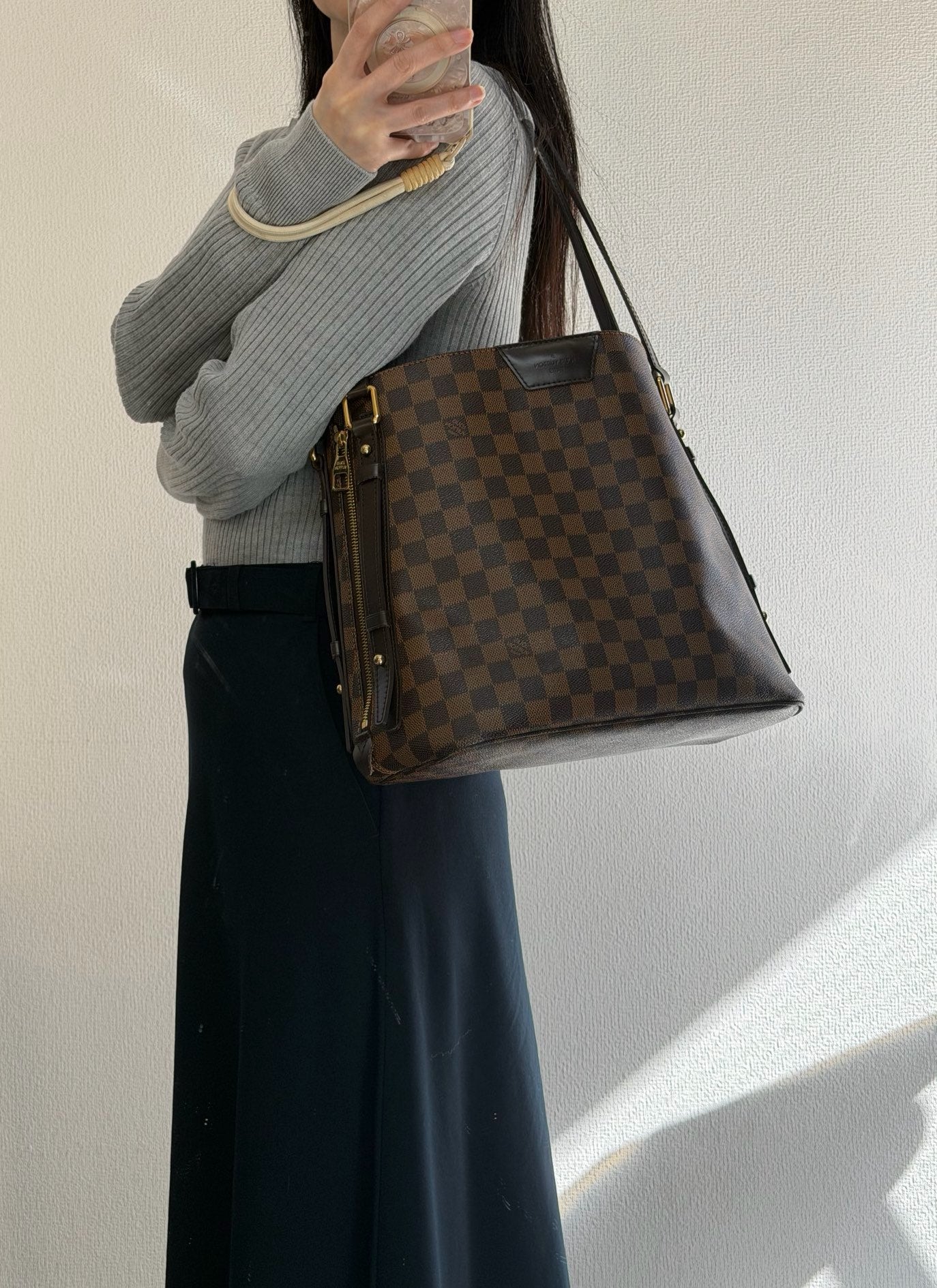 Louis Vuitton Damier Canvas Cabas Rivington Bag