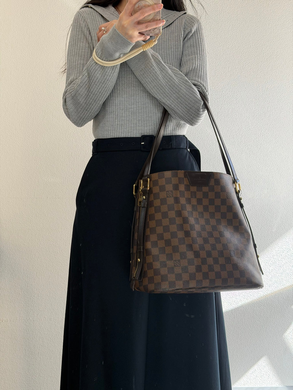 Louis Vuitton Damier Canvas Cabas Rivington Bag