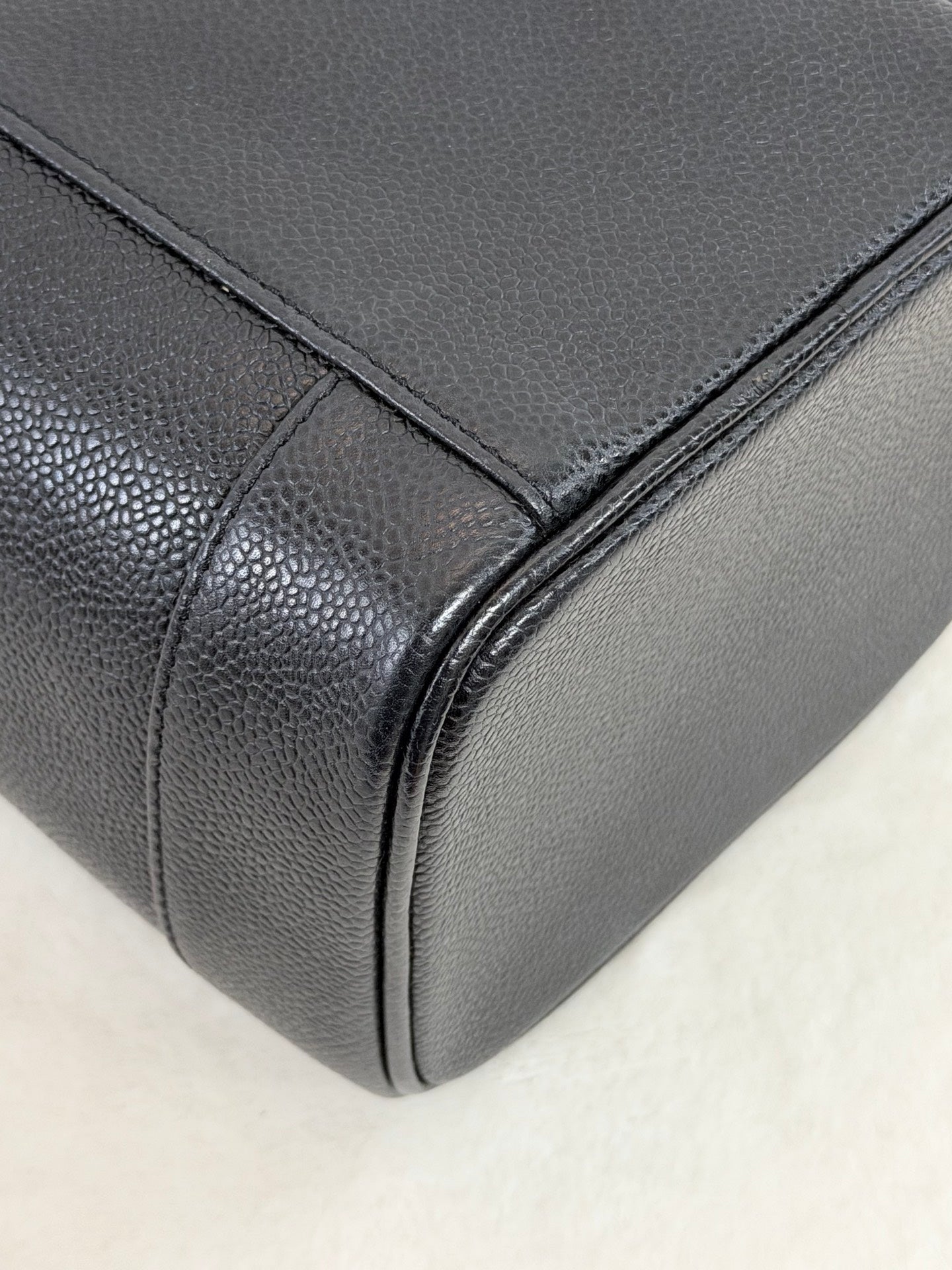 CHANEL Vertical Vanity Bag - Caviar Black
