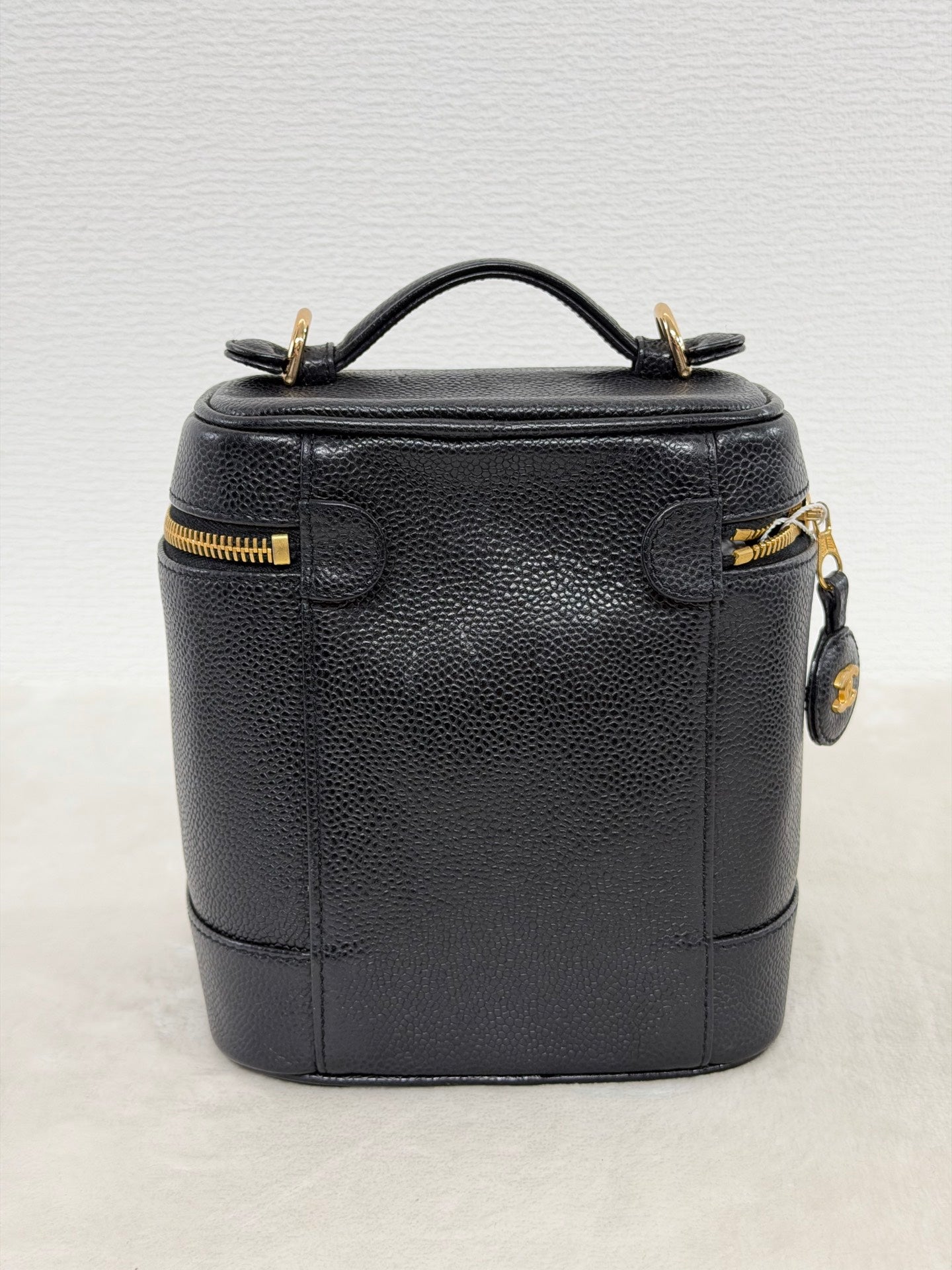 CHANEL Vertical Vanity Bag - Caviar Black