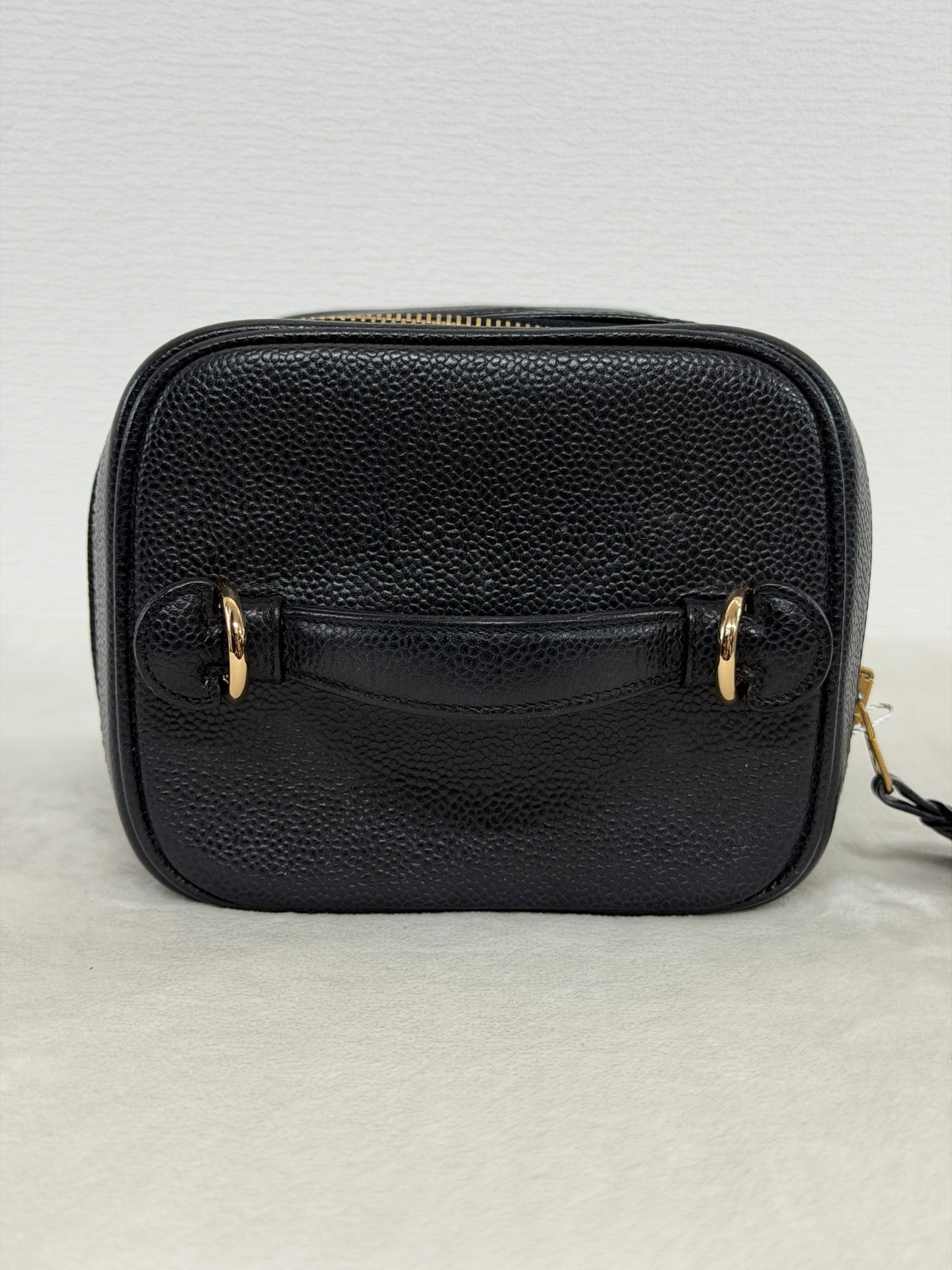 CHANEL Vertical Vanity Bag - Caviar Black