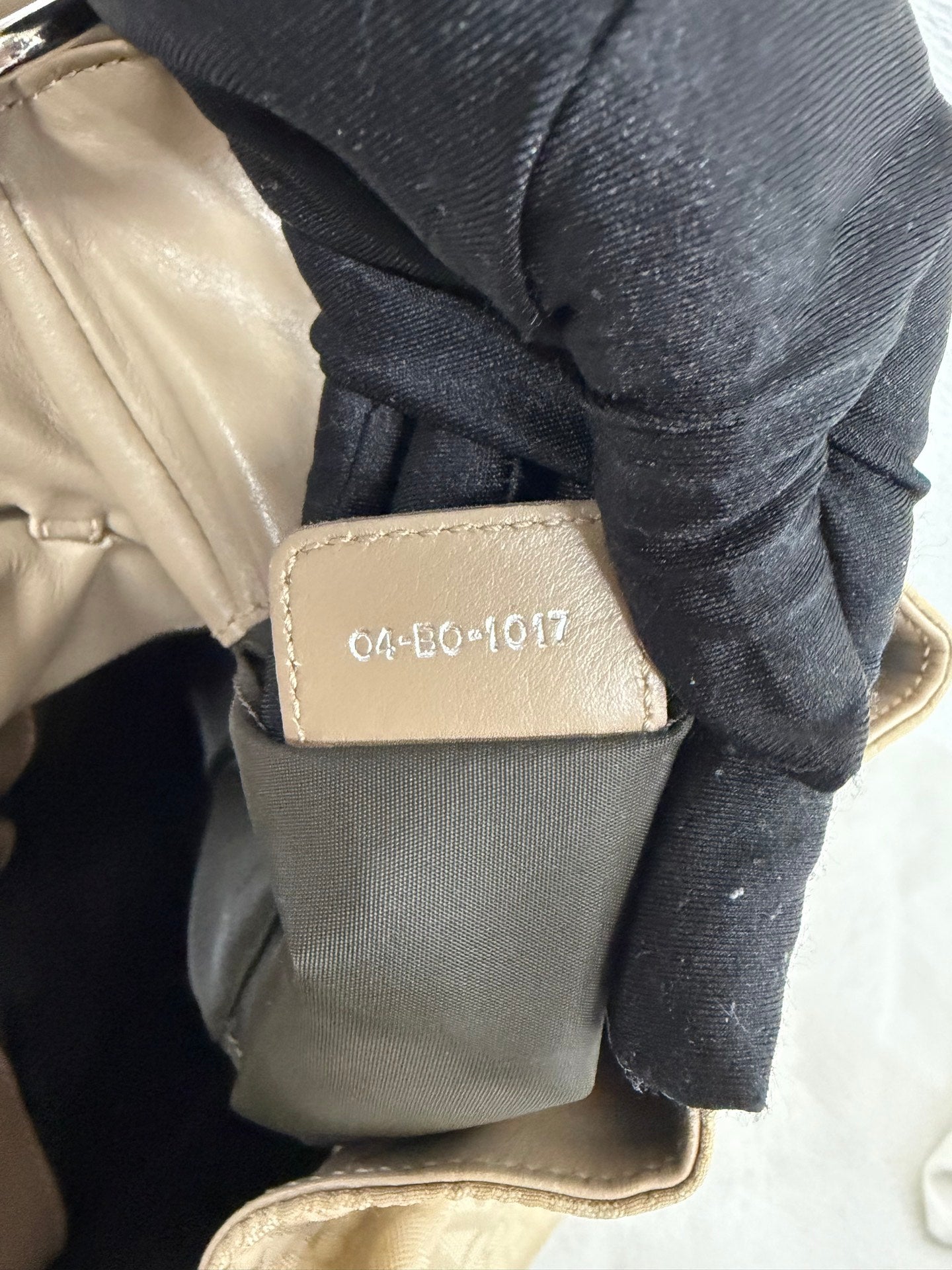 Dior Nylon Cream Shoulder Bag