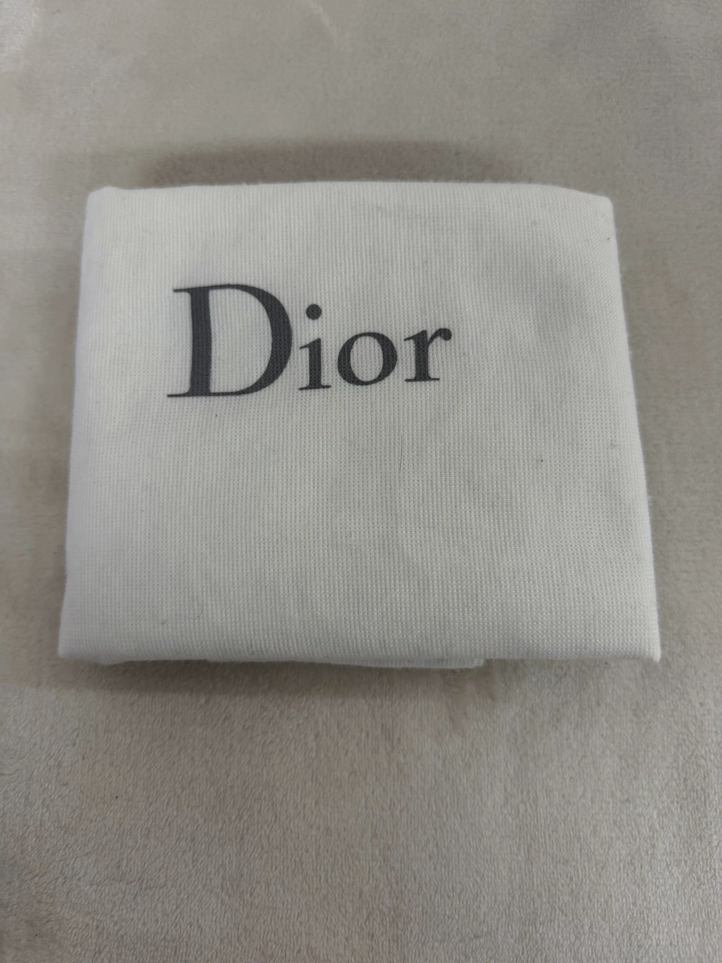 Dior Nylon Cream Shoulder Bag