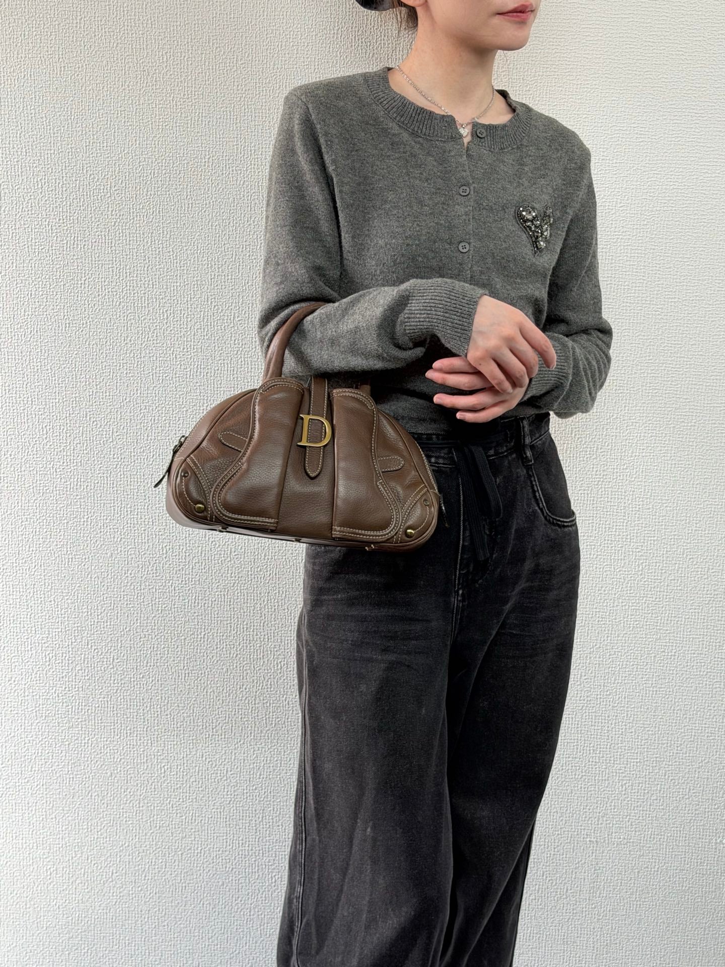 Christian Dior Double Saddle Bowler Bag