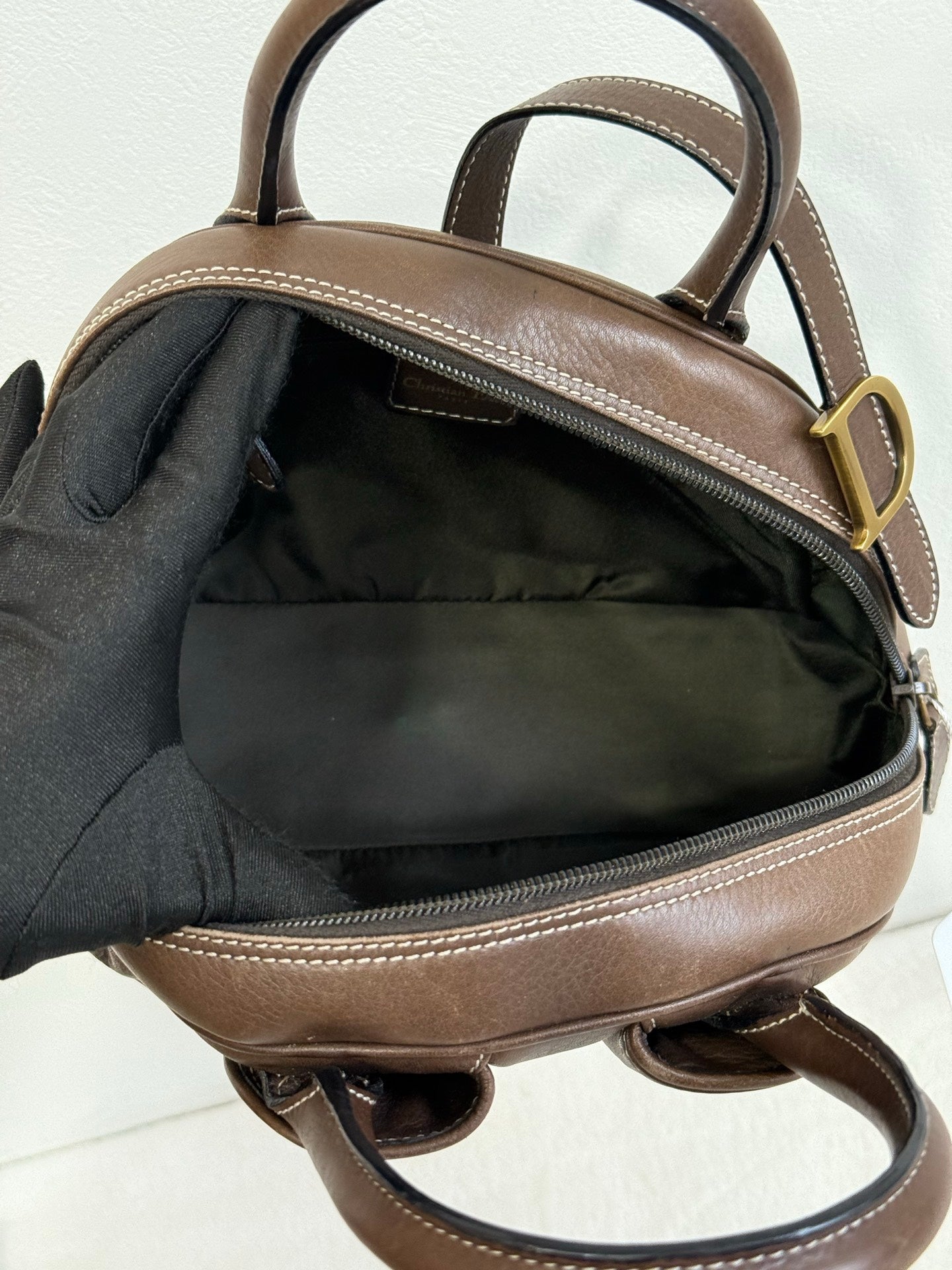 Christian Dior Double Saddle Bowler Bag