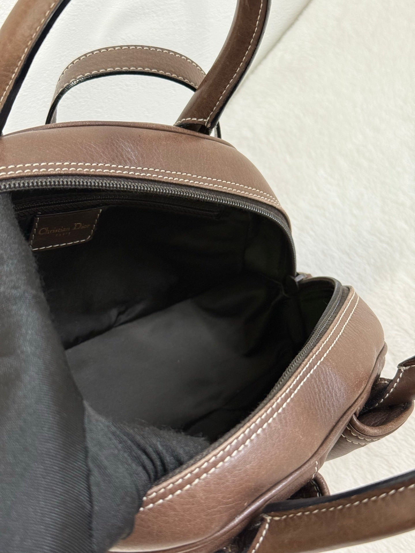 Christian Dior Double Saddle Bowler Bag