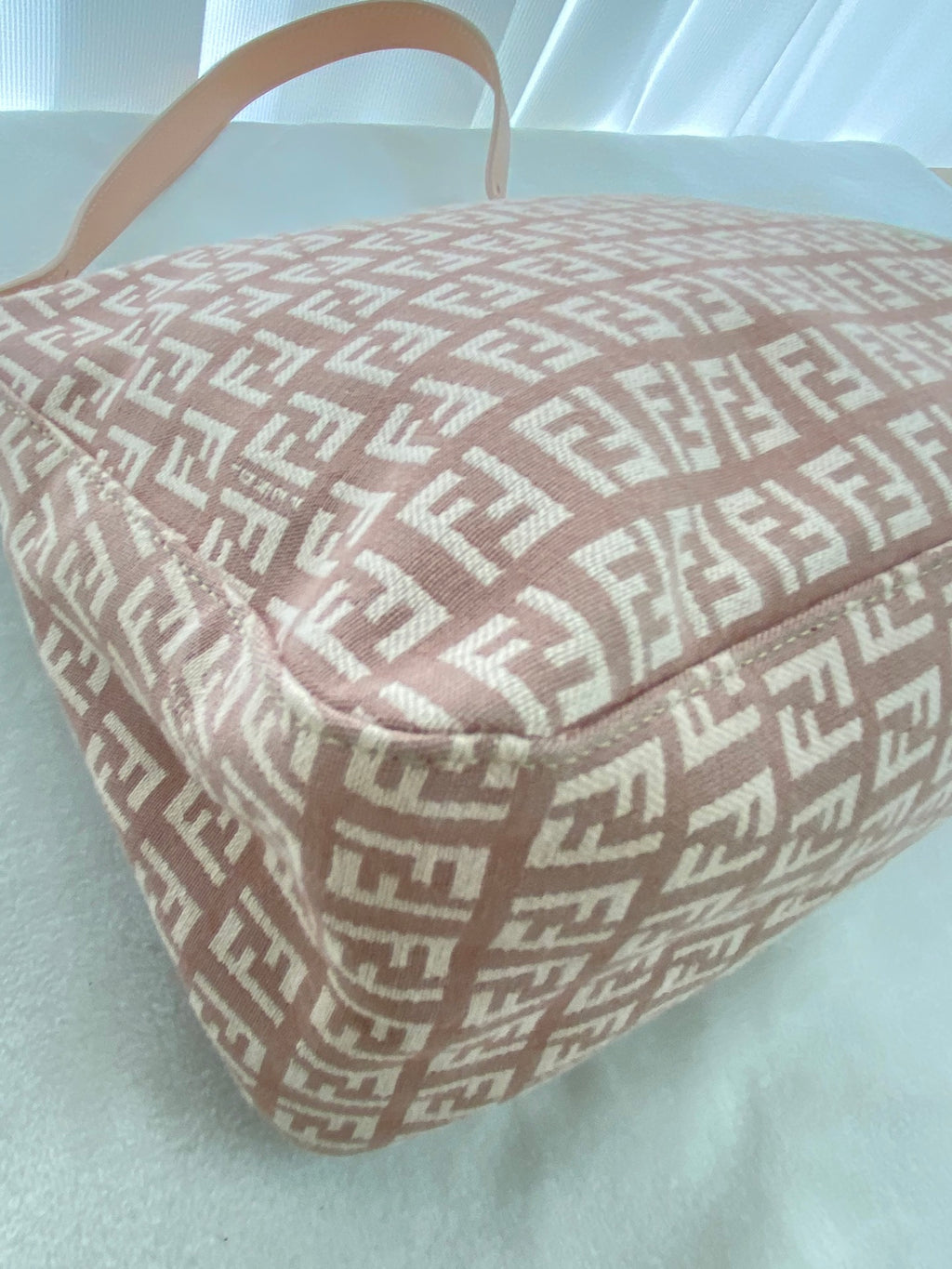 Fendi Zucchino Mama Baguette Shoulder Bag