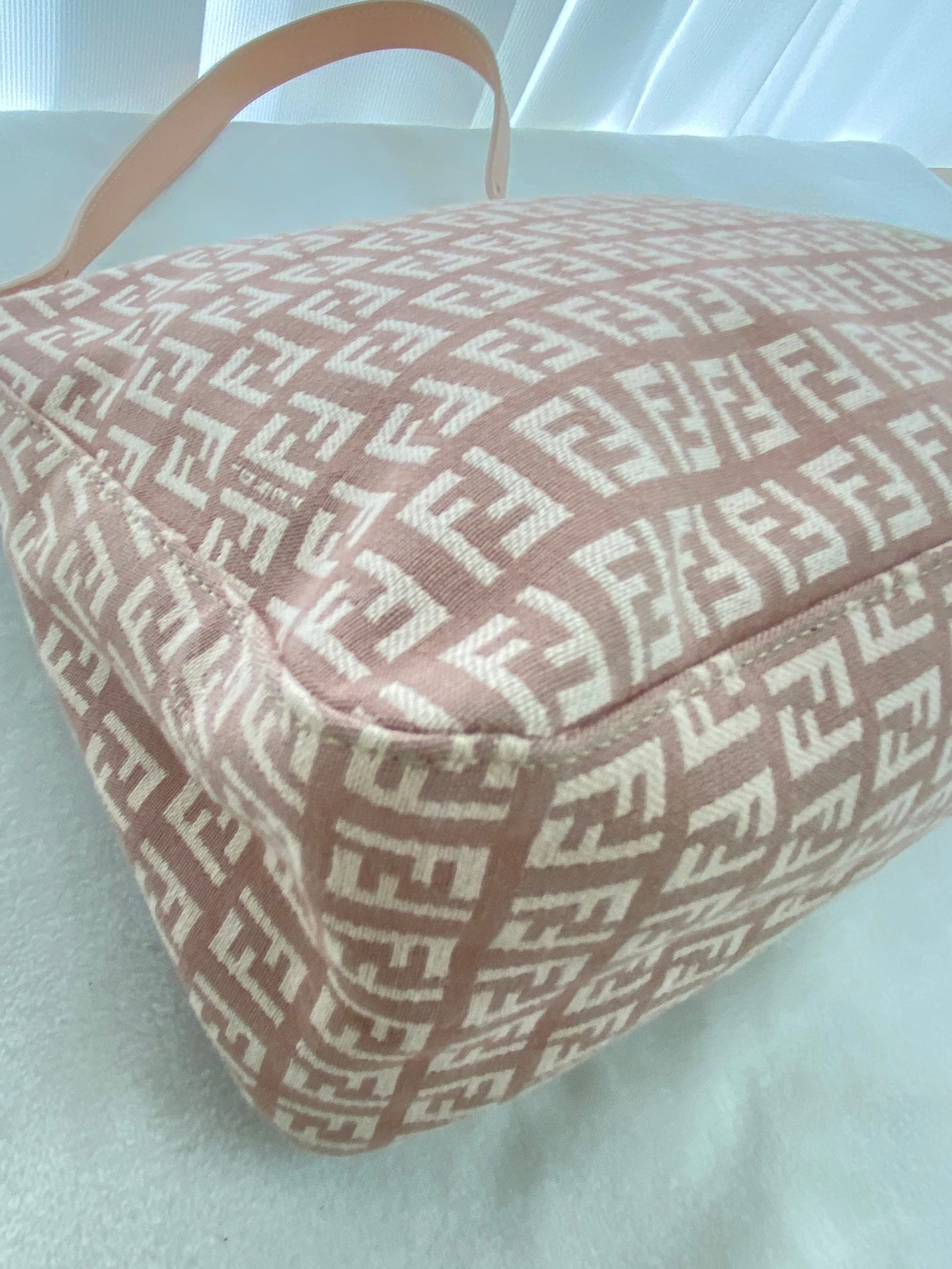 Fendi Zucchino Mama Baguette Shoulder Bag