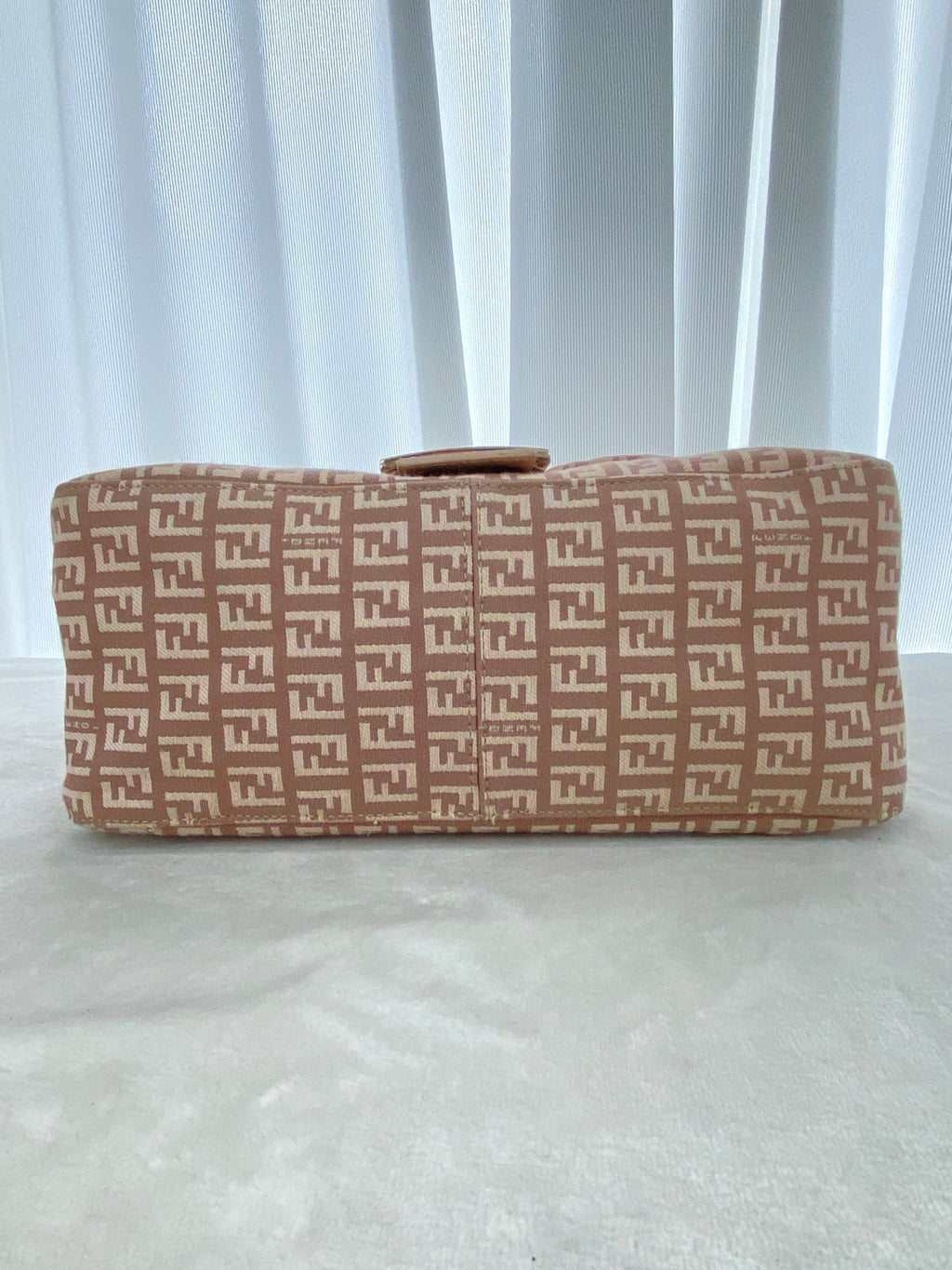 Fendi Zucchino Mama Baguette Shoulder Bag