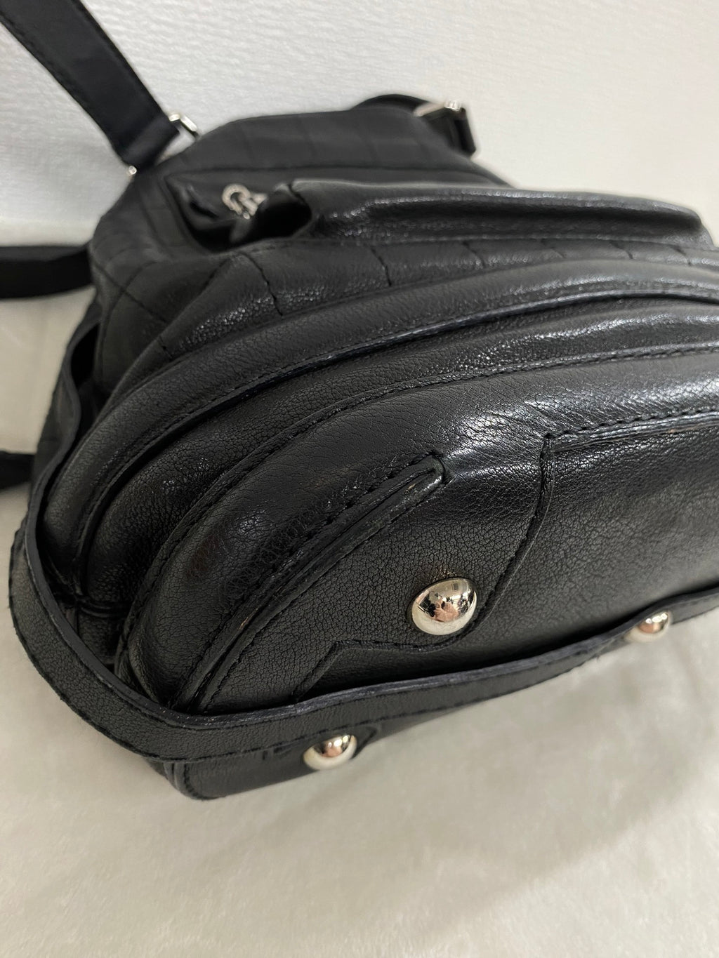CHANEL Black-silver Totebag