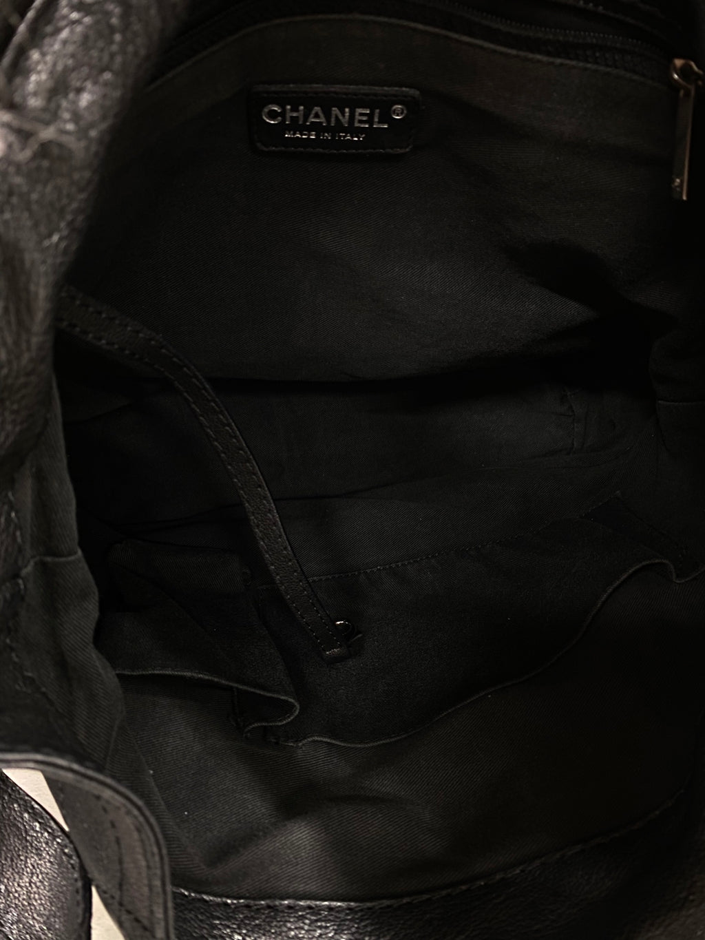 CHANEL Black-silver Totebag
