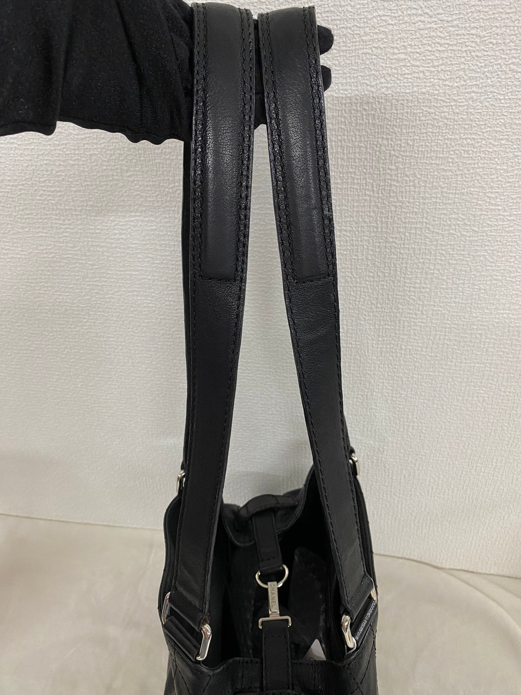 CHANEL Black-silver Totebag