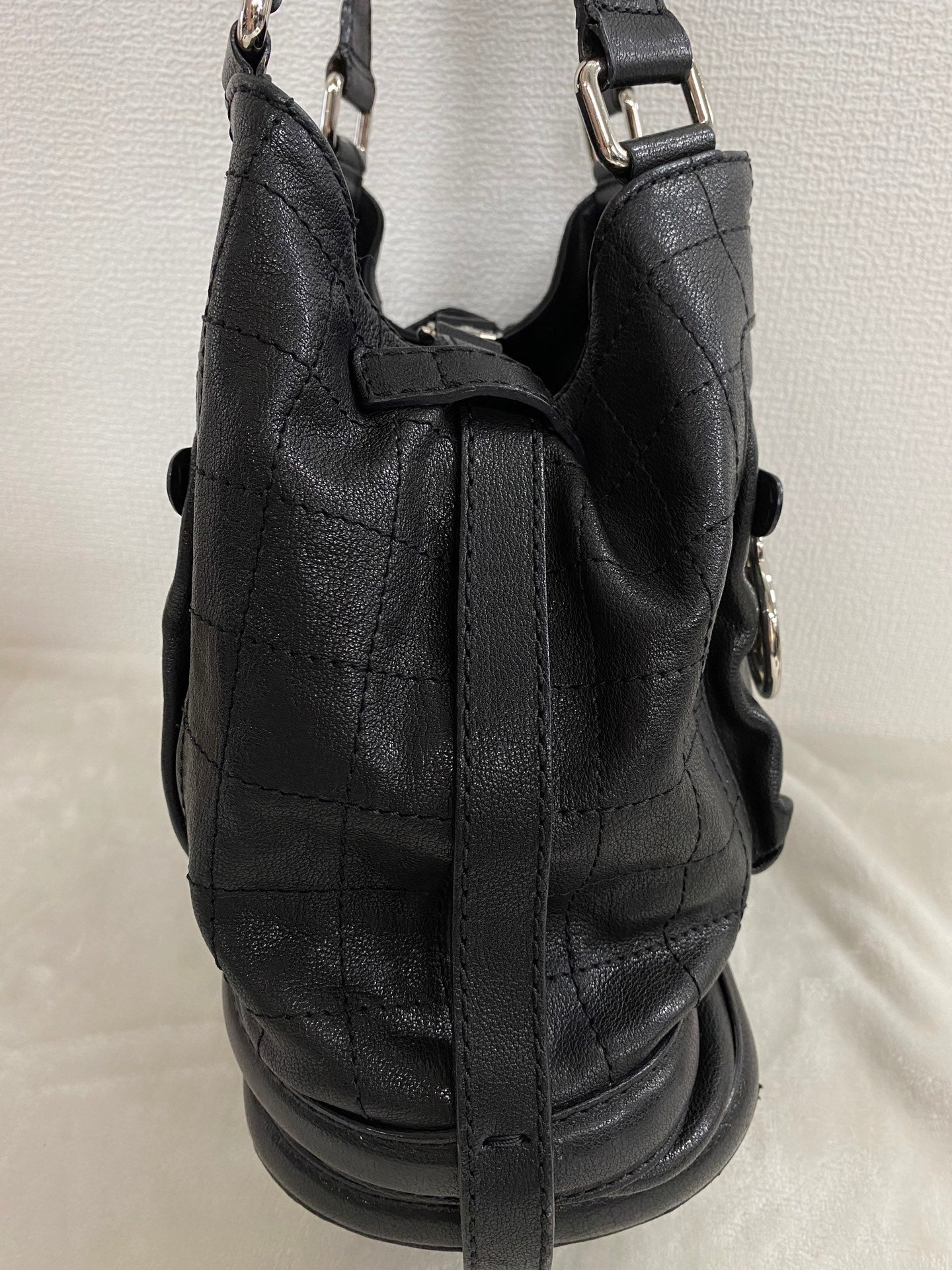 CHANEL Black-silver Totebag