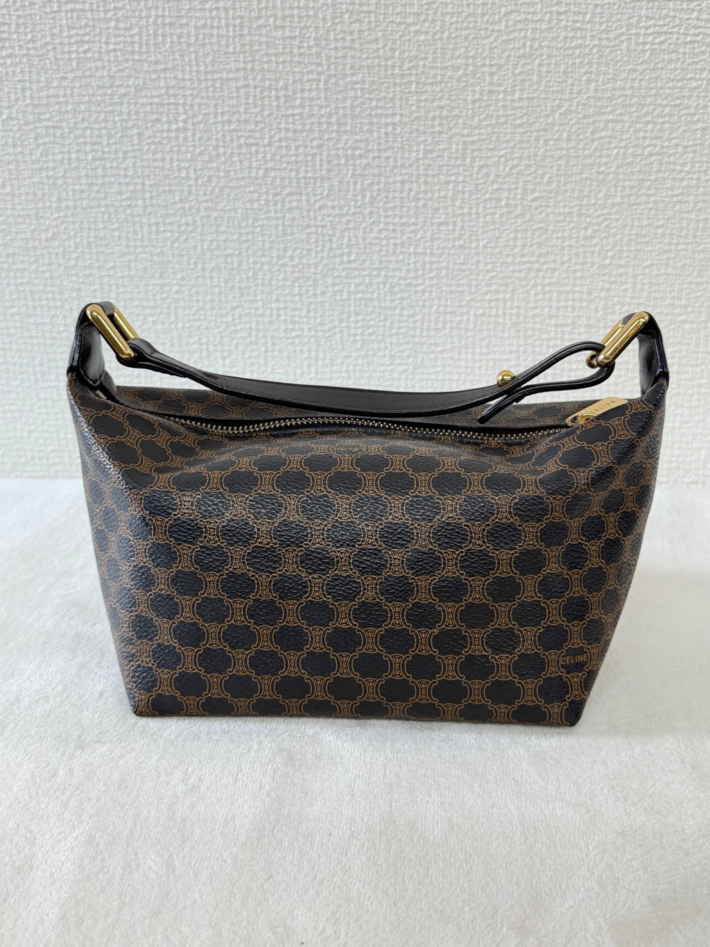 CELINE Macadam Brown Box Handbag