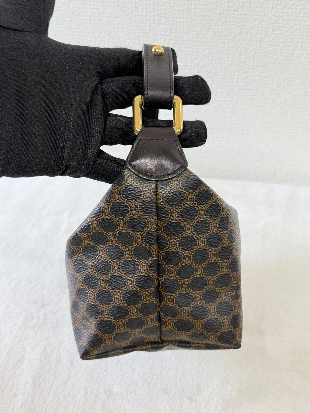 CELINE Macadam Brown Box Handbag