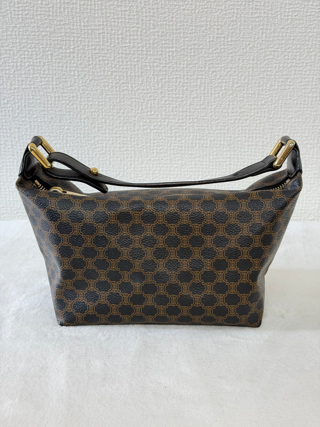 CELINE Macadam Brown Box Handbag