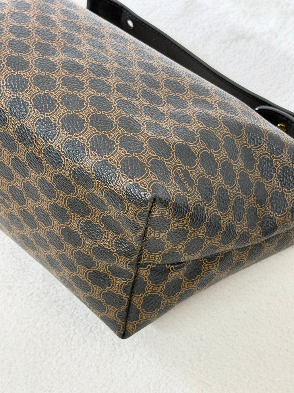 CELINE Macadam Brown Box Handbag