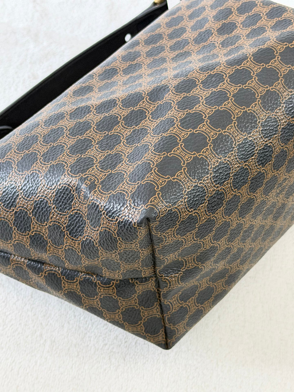 CELINE Macadam Brown Box Handbag