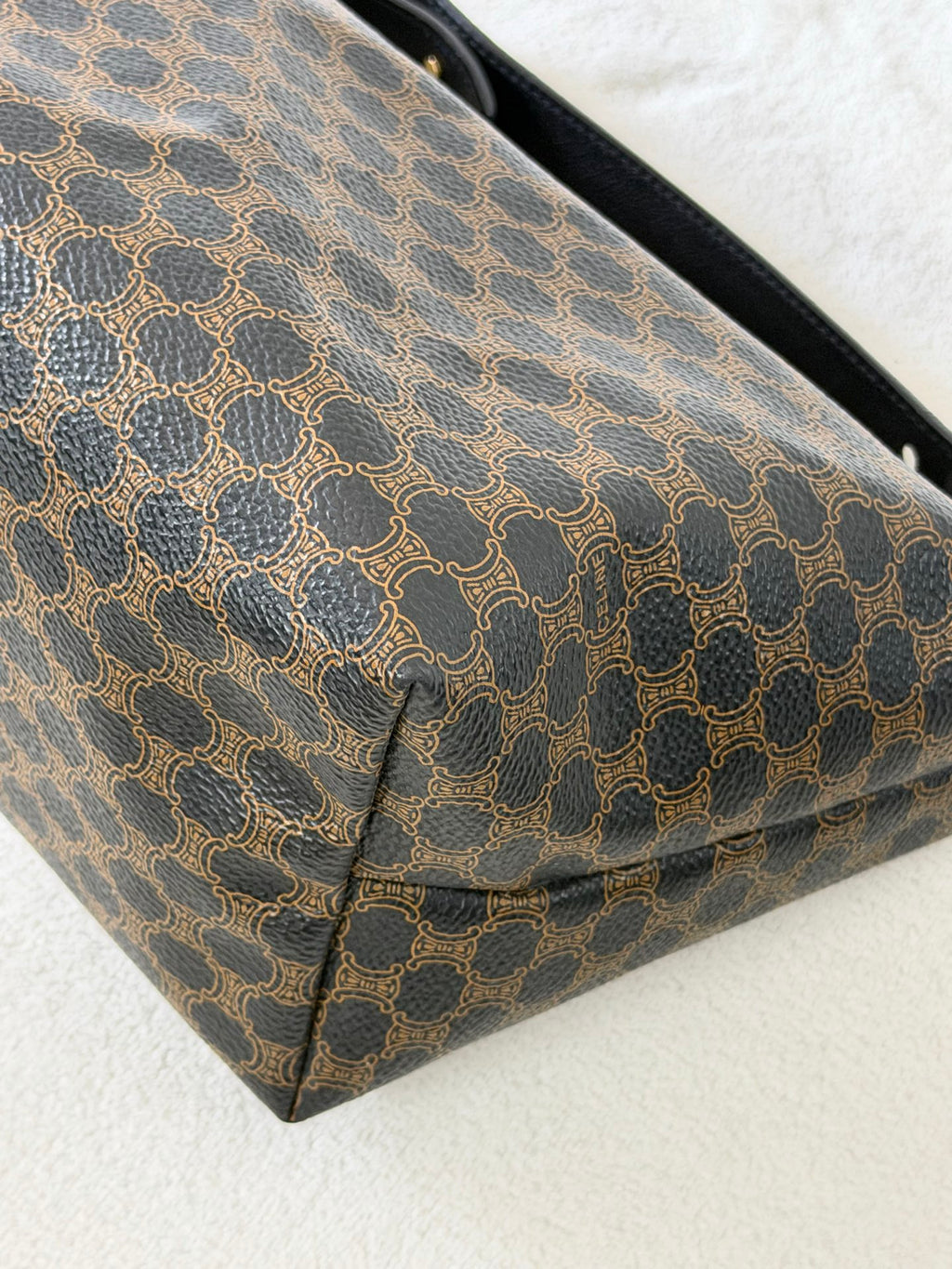CELINE Macadam Brown Box Handbag