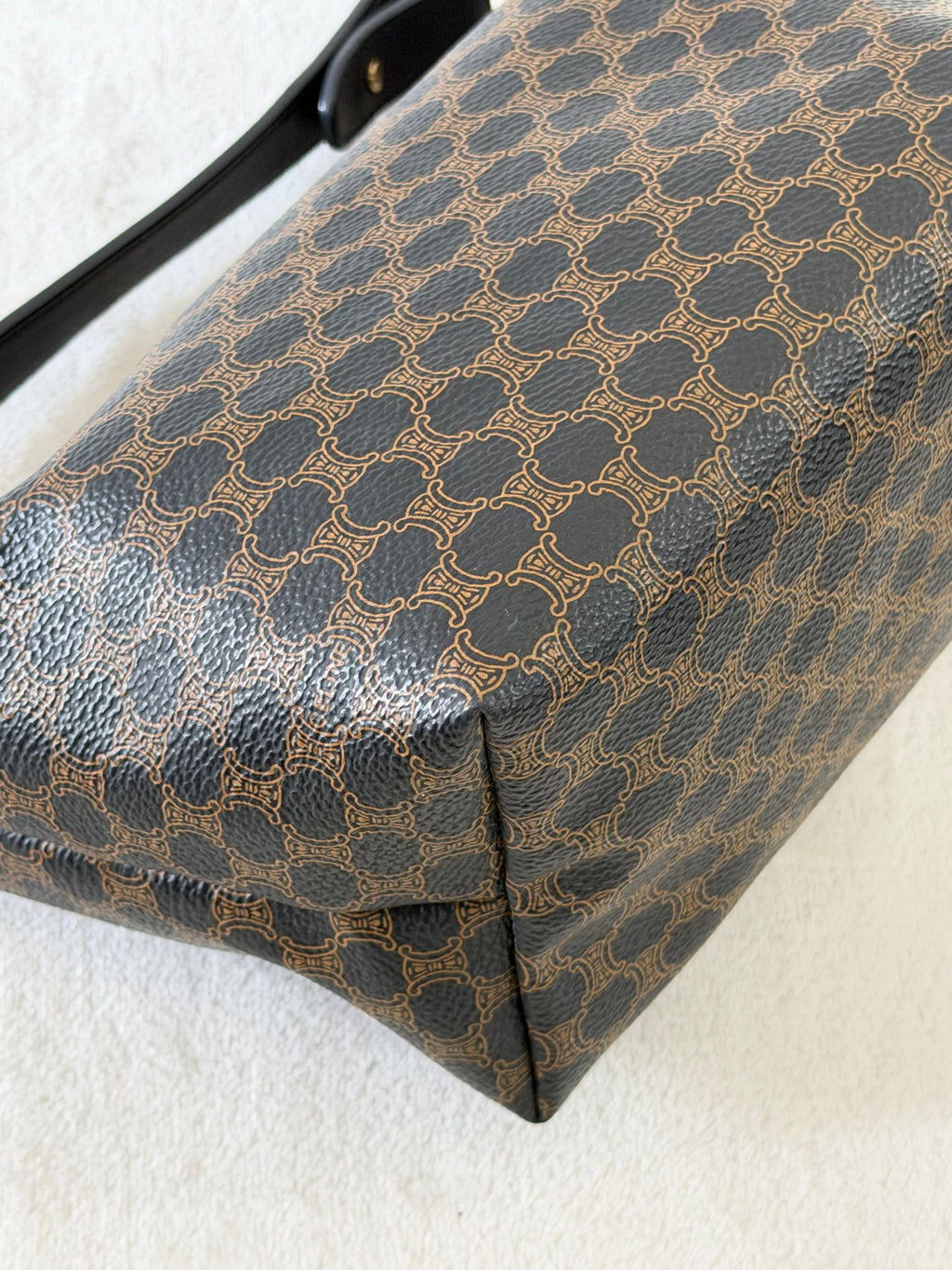 CELINE Macadam Brown Box Handbag