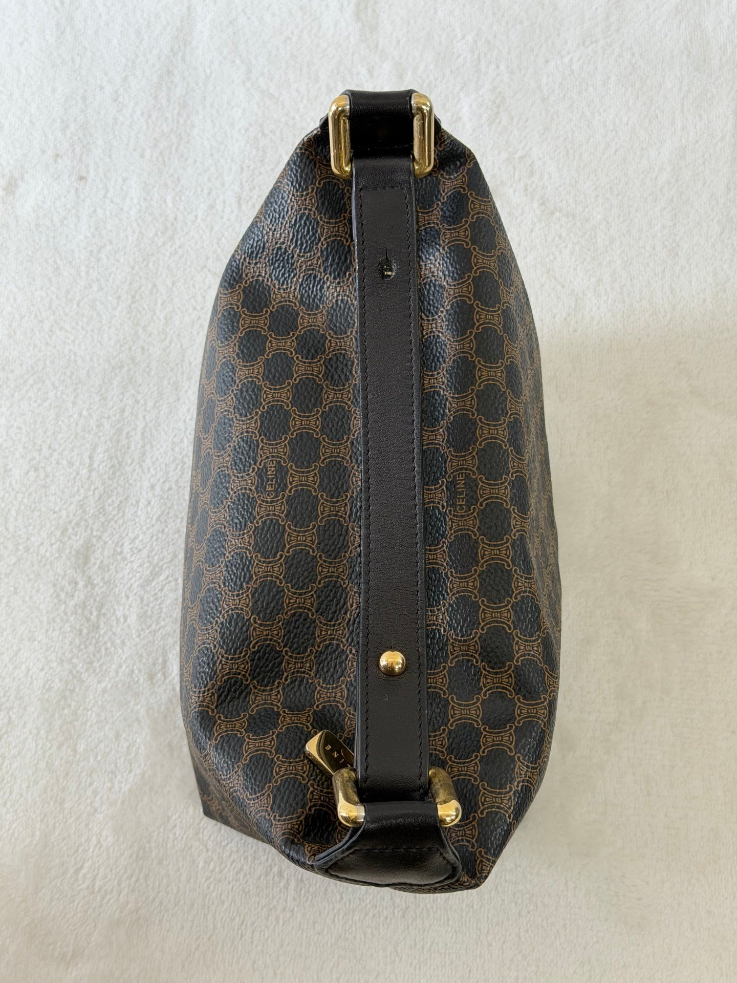 CELINE Macadam Brown Box Handbag