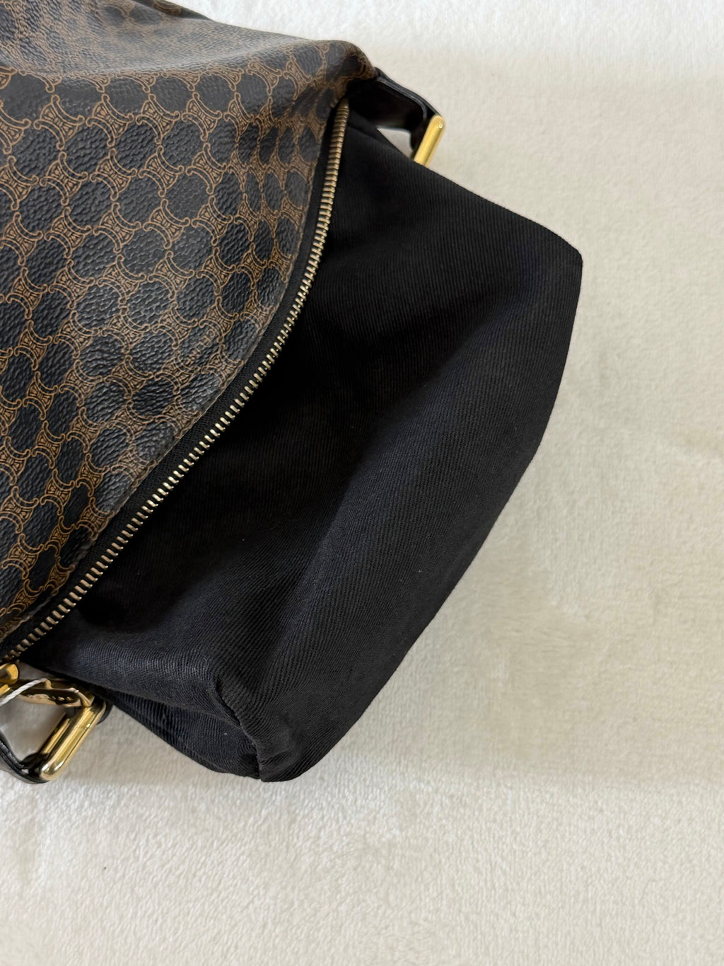 CELINE Macadam Brown Box Handbag