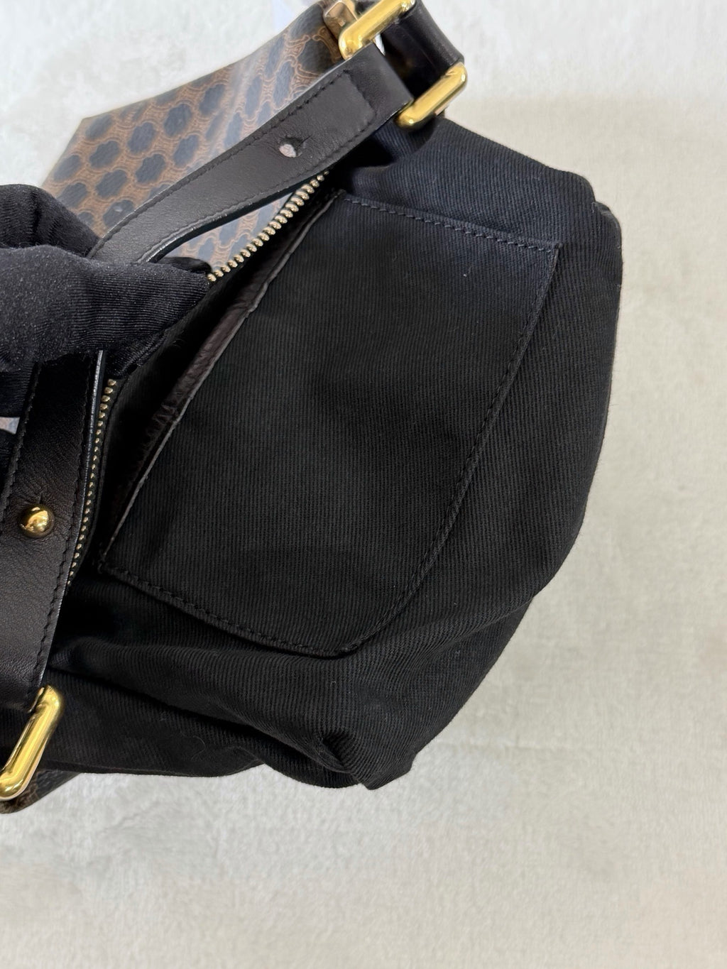 CELINE Macadam Brown Box Handbag