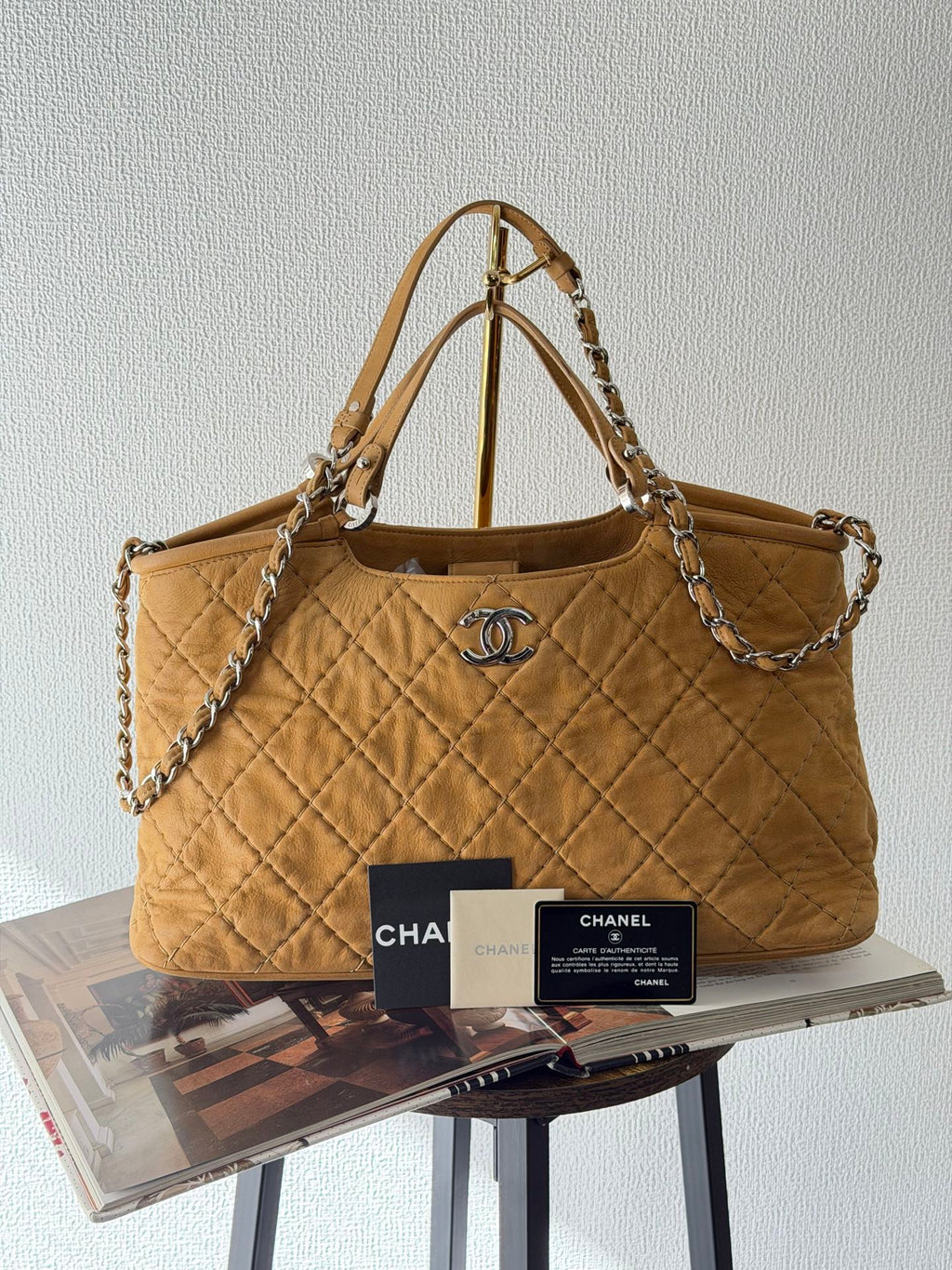 CHANEL Suede 2WAY Totebag