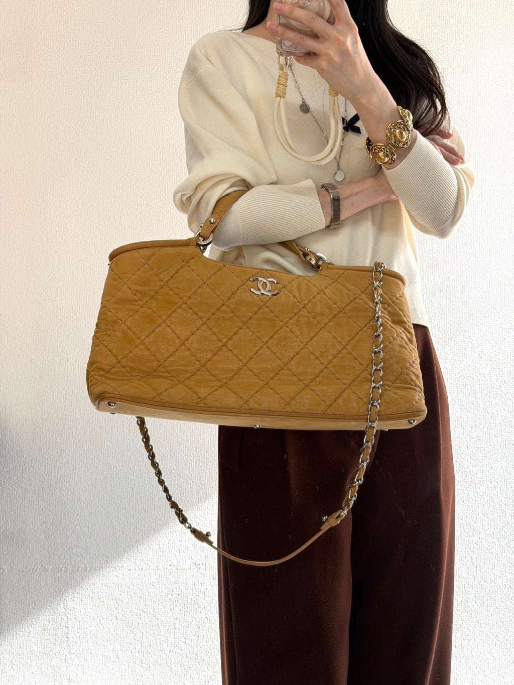 CHANEL Suede 2WAY Totebag