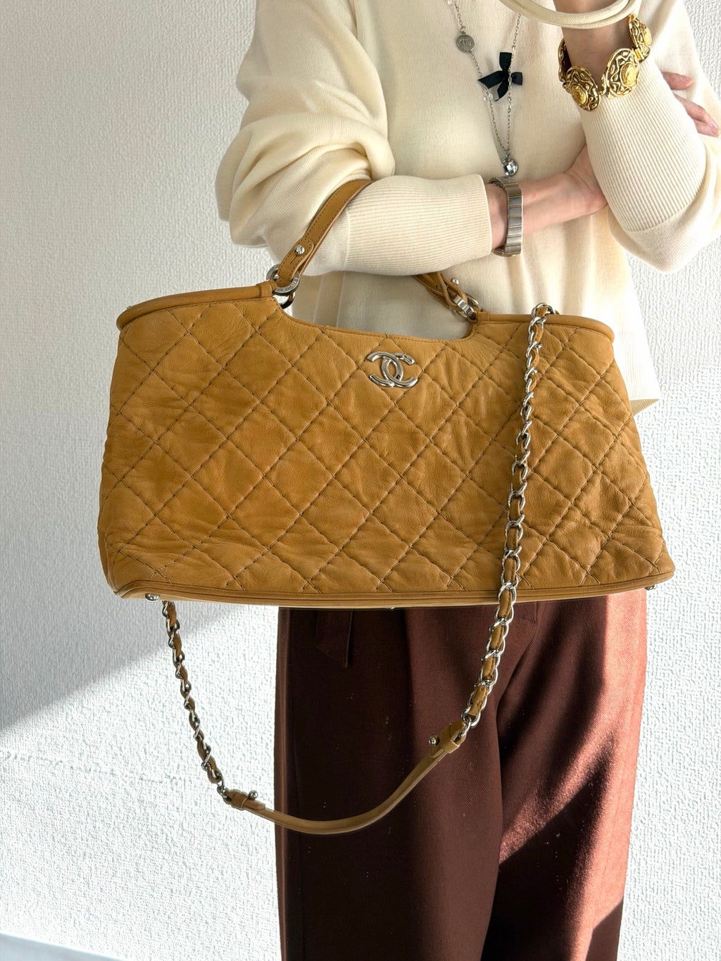 CHANEL Suede 2WAY Totebag