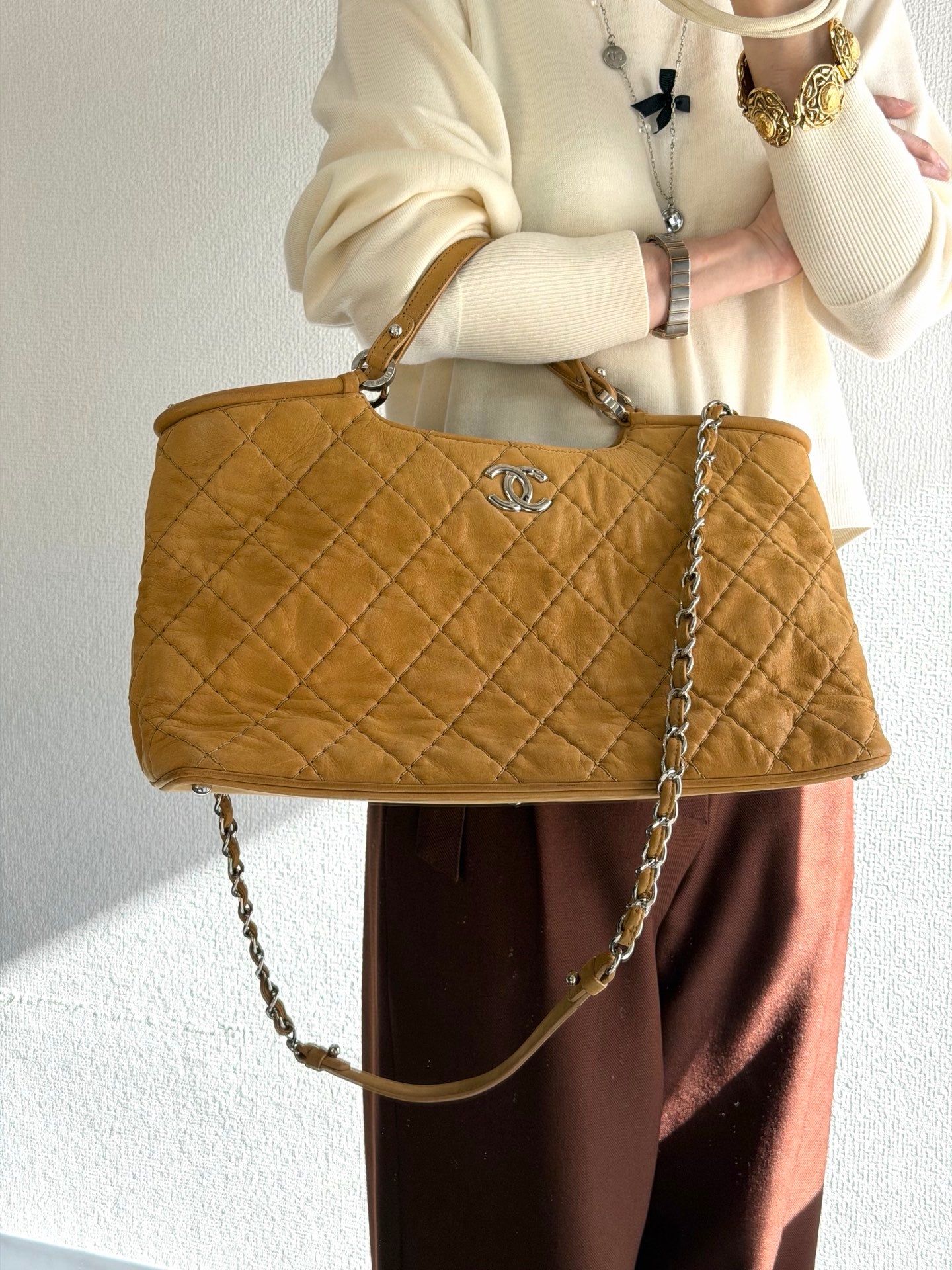 CHANEL Suede 2WAY Totebag