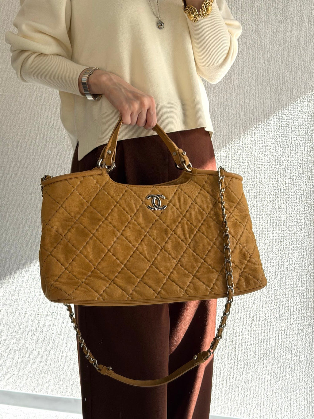 CHANEL Suede 2WAY Totebag