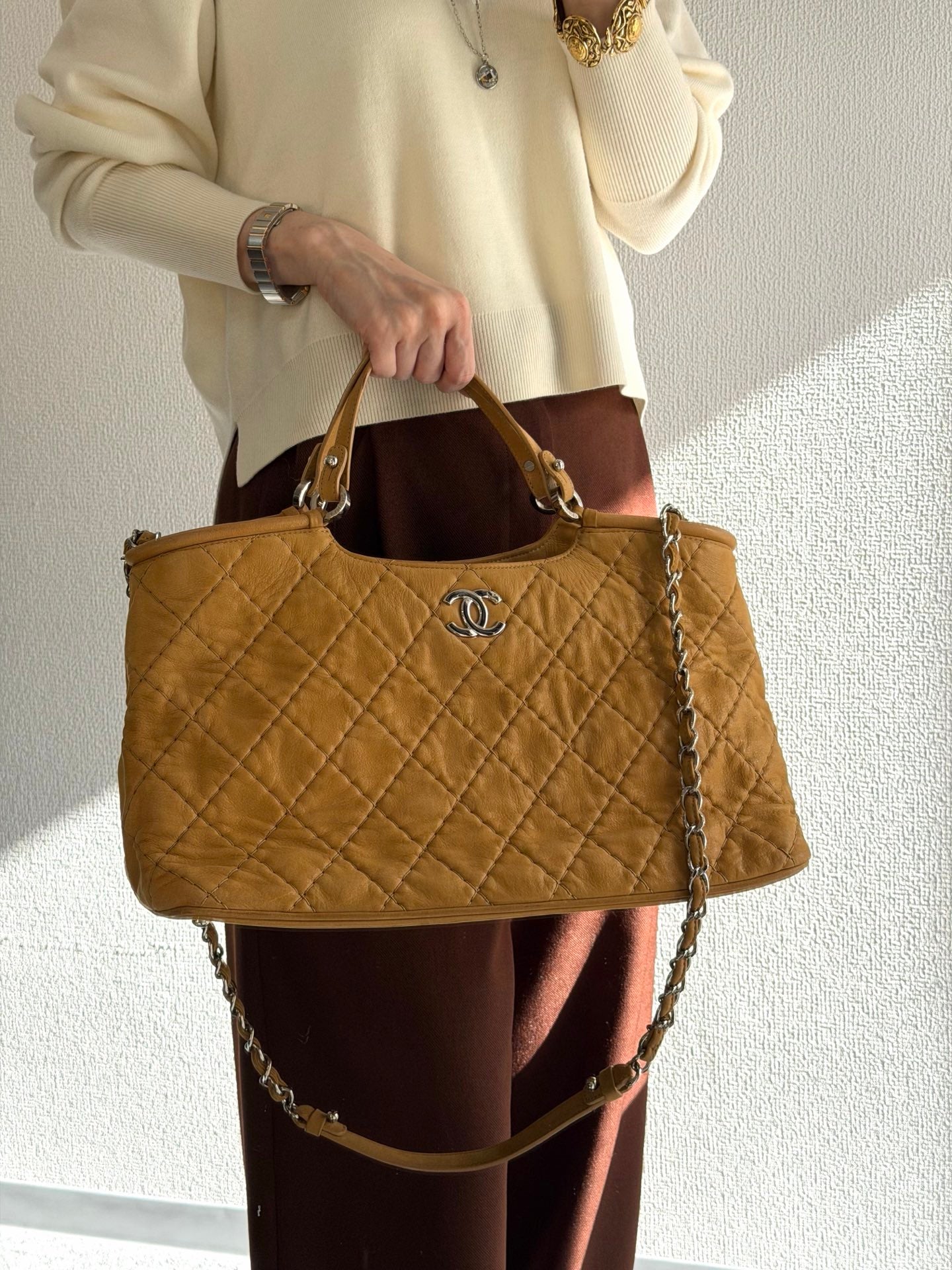 CHANEL Suede 2WAY Totebag