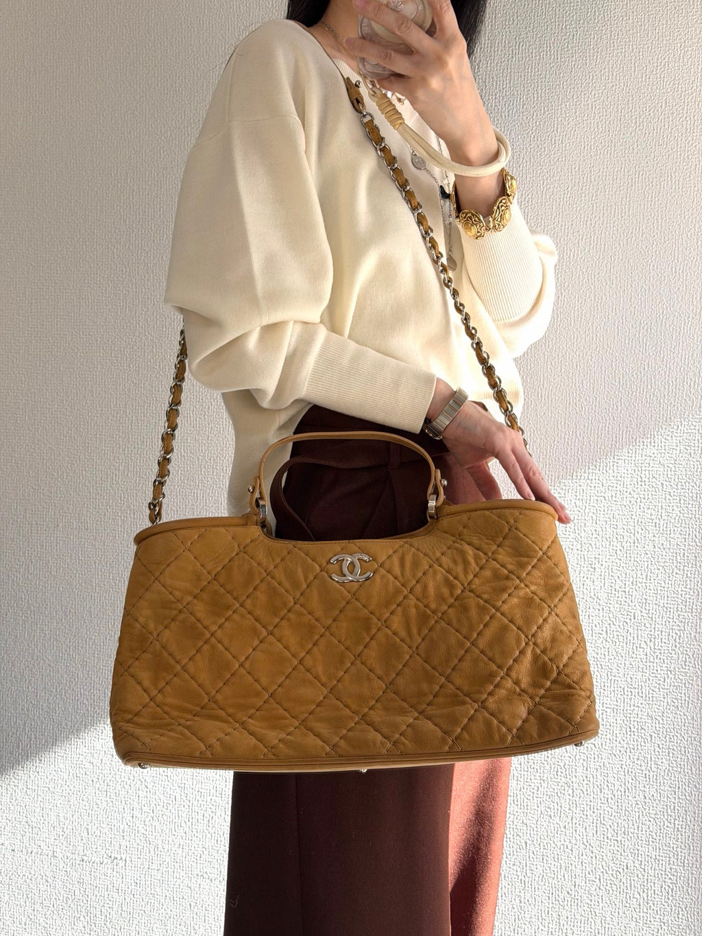CHANEL Suede 2WAY Totebag